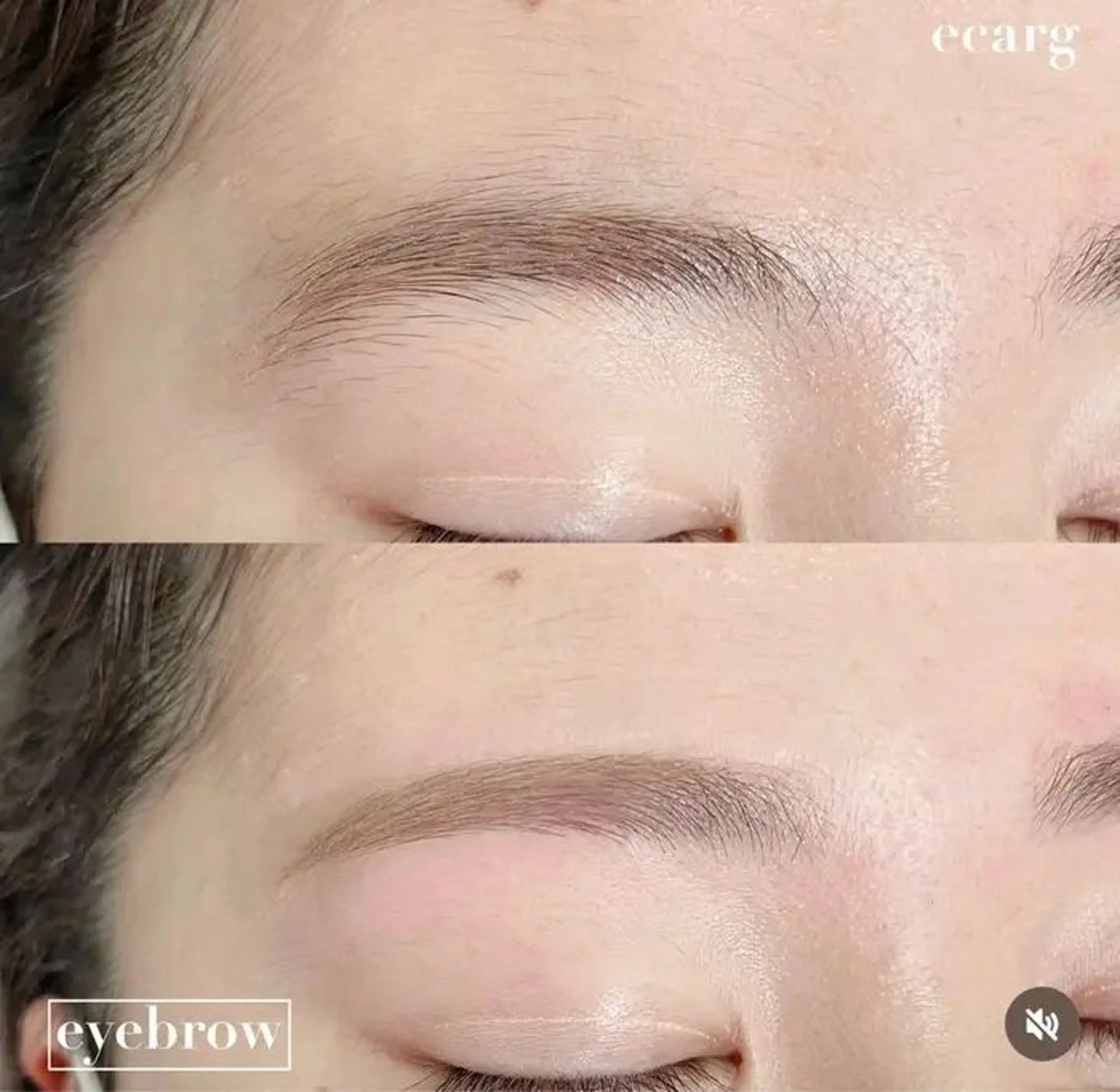 アイブロウ ecarg表参道🩰 saya 無料モデルの眉毛・アイブロウイメージ