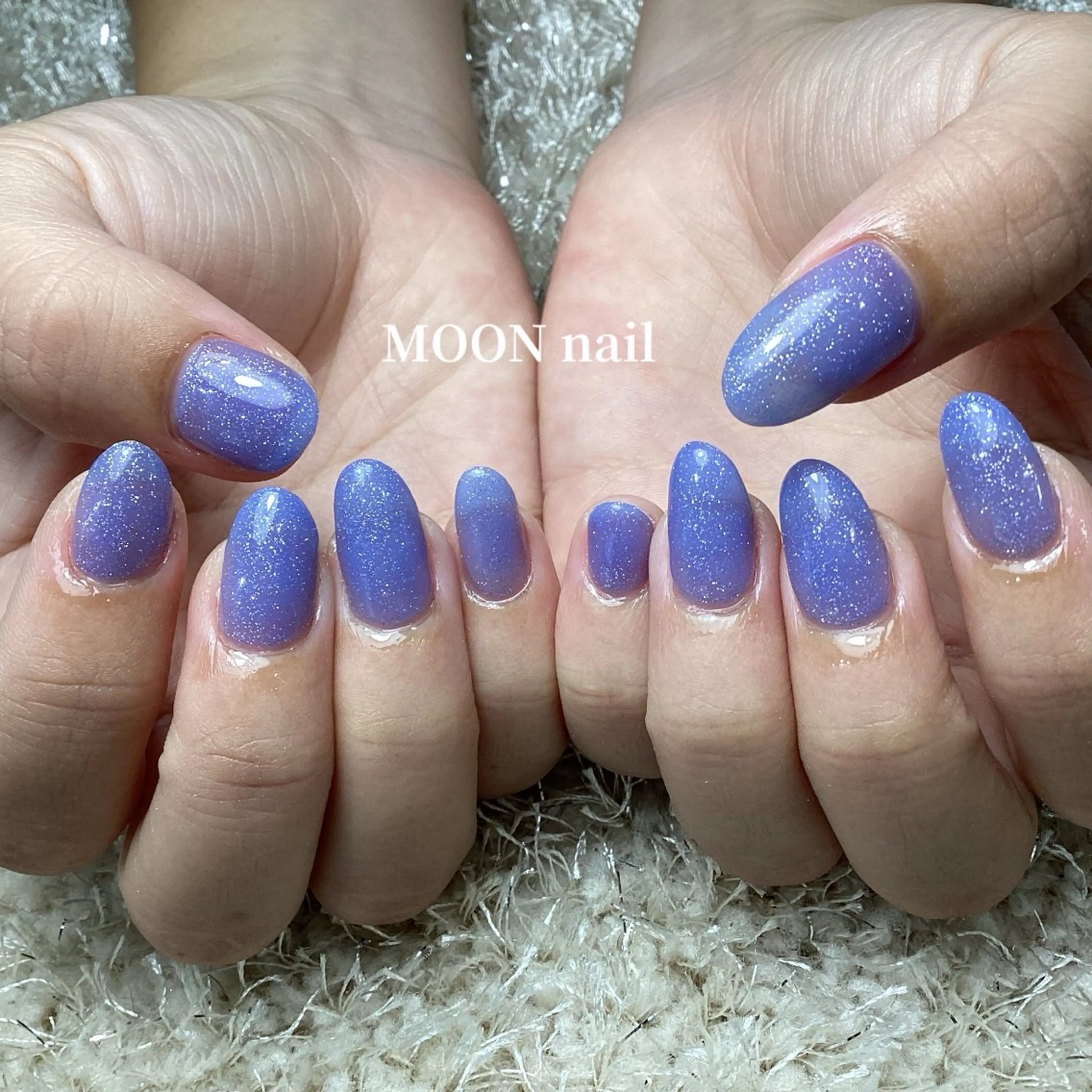 ネイル 長さ出し ハンドネイル 浦添 MOON  nailのネイルデザイン