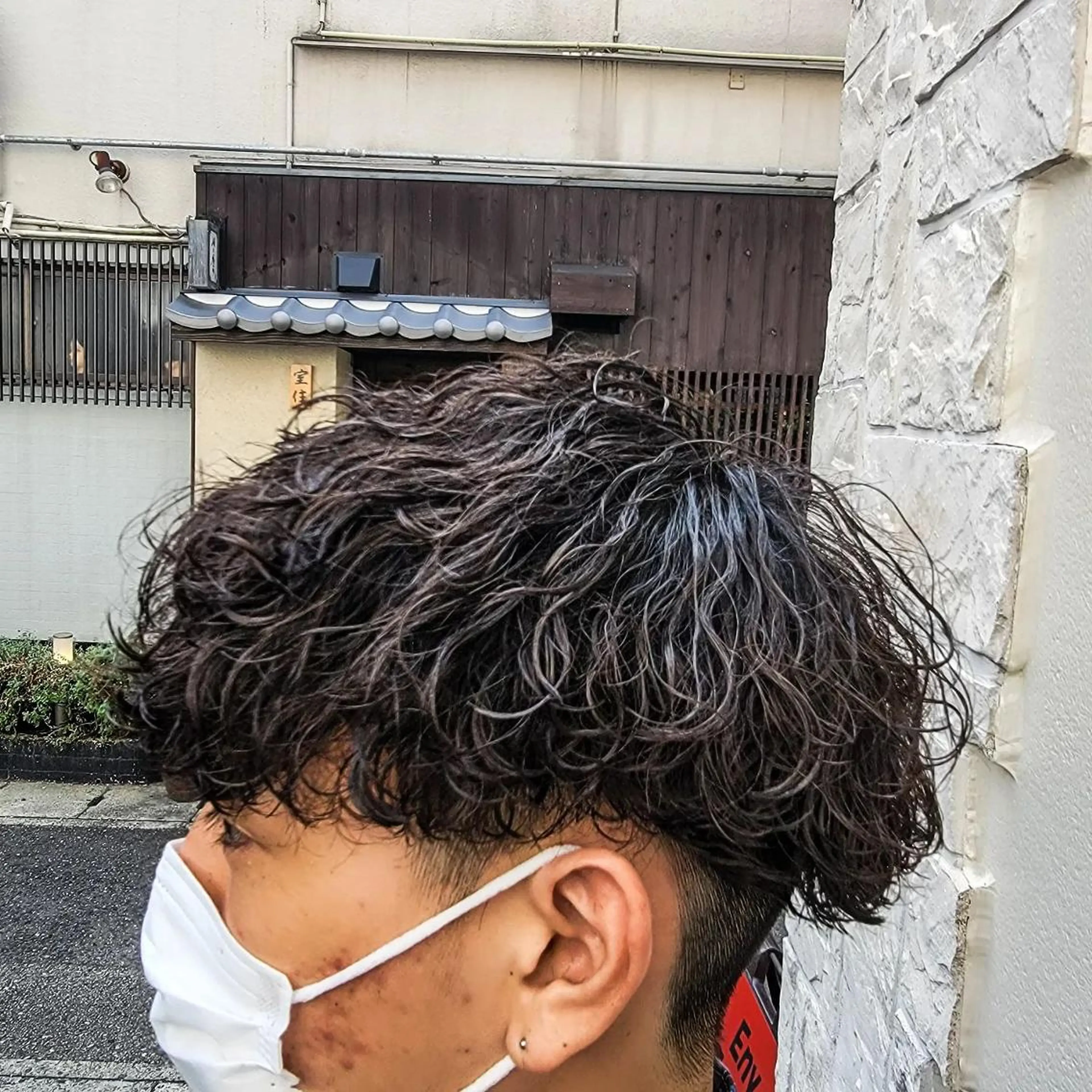 メンズ メンズパーマ メンズツイストパーマ 波巻きパーマ ツイストパーマ 特殊パーマ 片山恭兵のヘアスタイル
