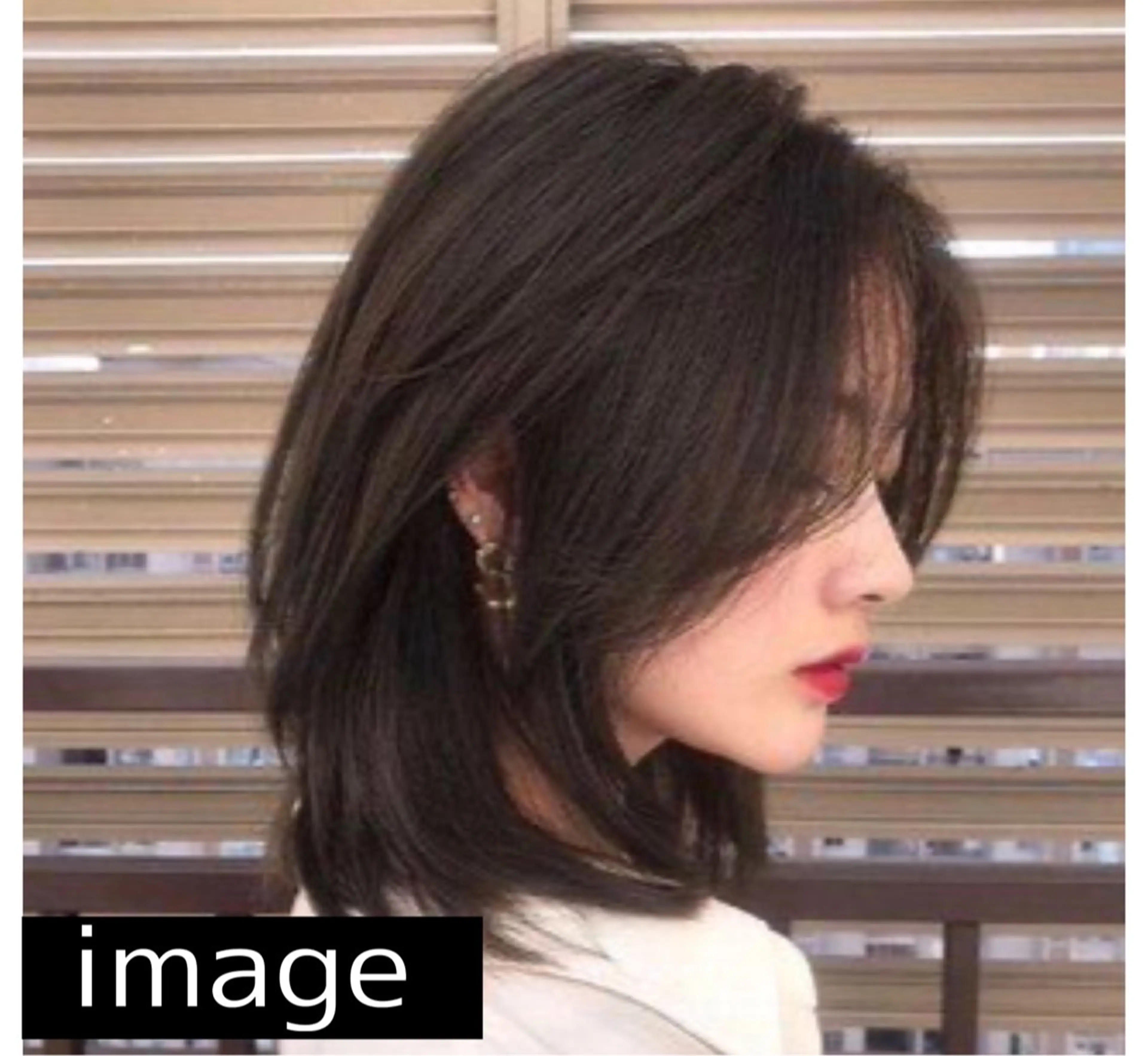 ミディアム ミディアムレイヤー 韓国風ヘア レイヤーカット yu-kaハッシュ カット/韓国レイヤーのヘアスタイル