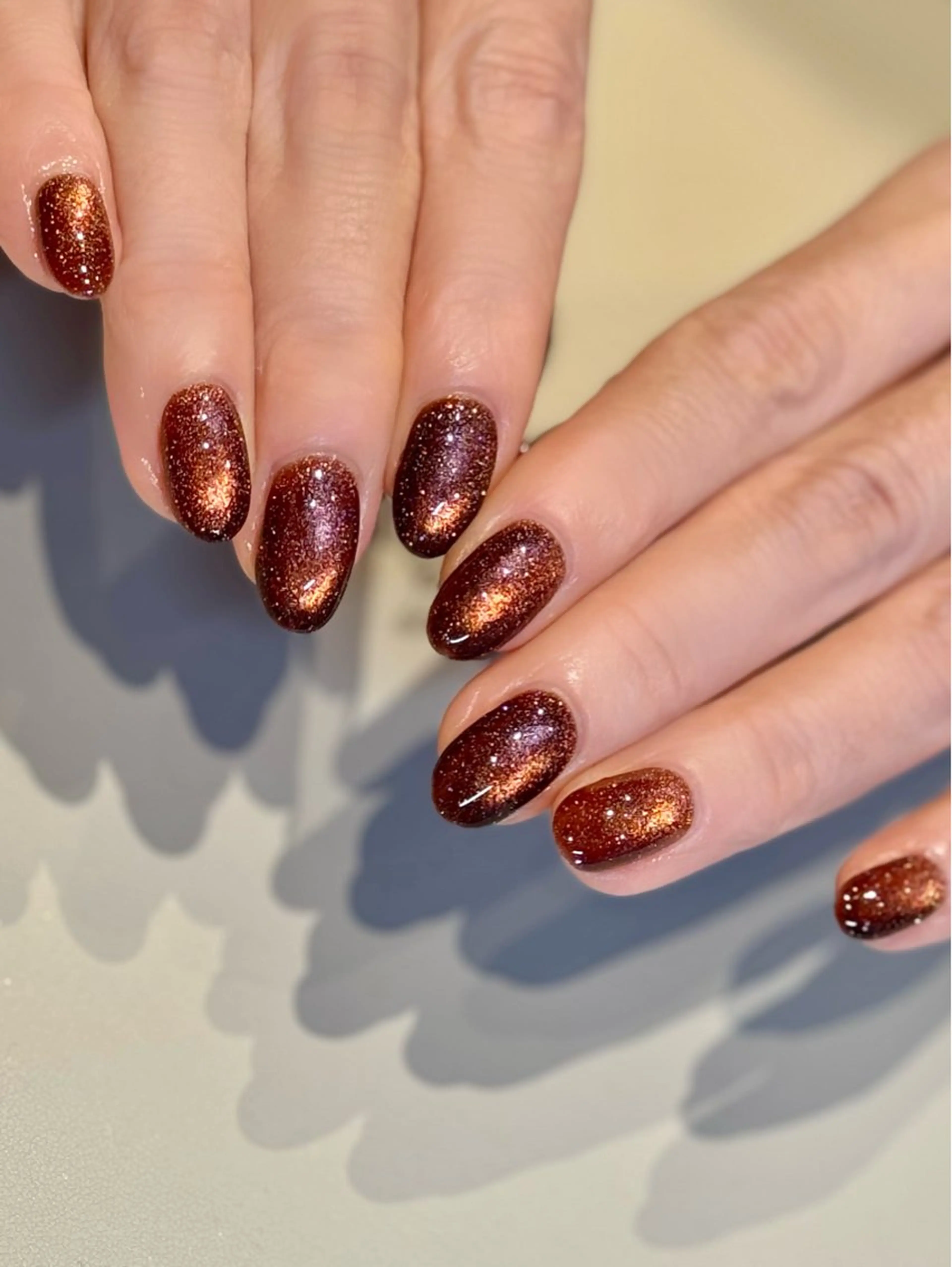 ネイル ラメ(グリッター) マグネットネイル 【 enn 】 Uzuka Yukaのネイルデザイン