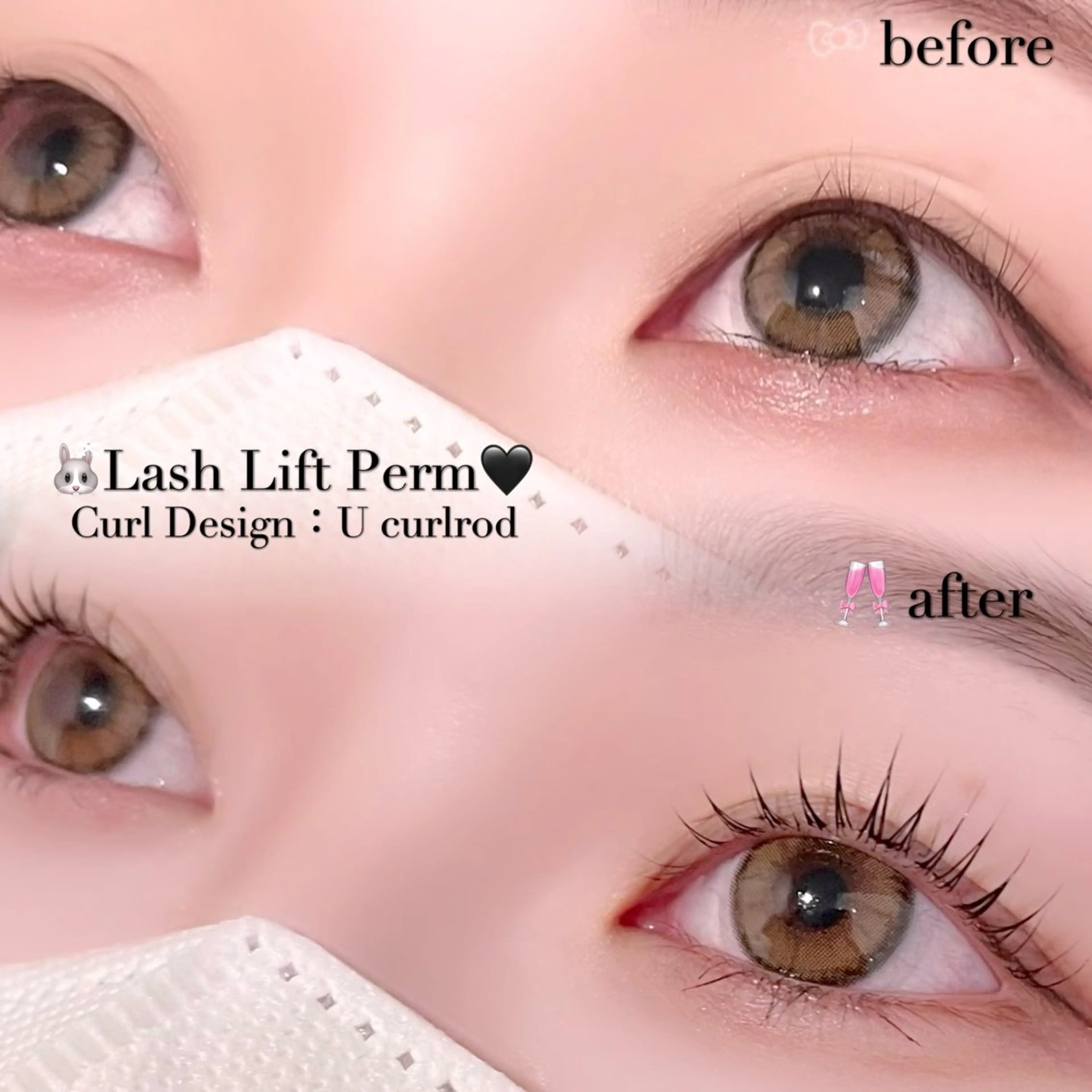 マツエク・マツパ 一重×まつ毛パーマ 🌙Rebecca ERINA🐈‍⬛のマツエク・マツパデザイン