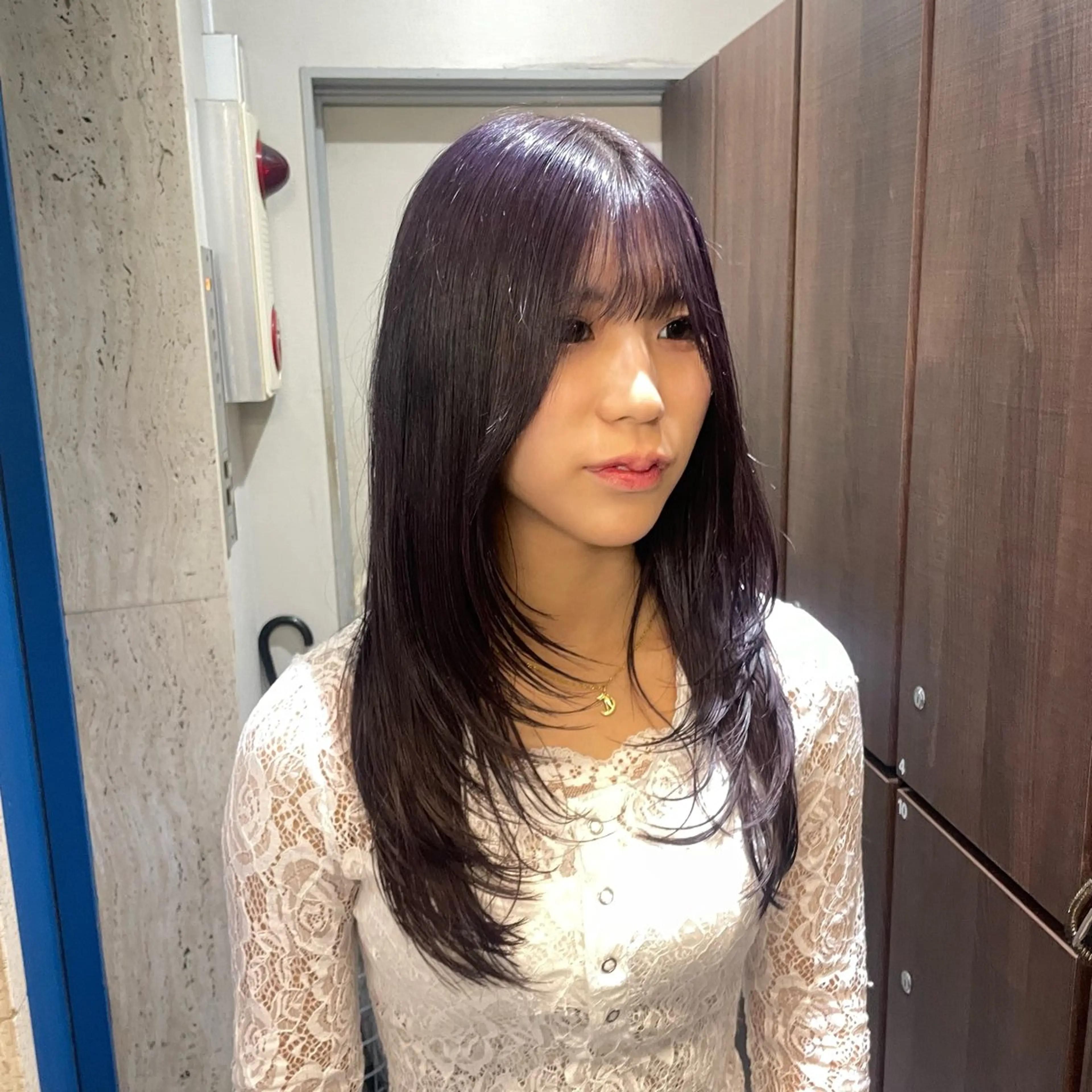 セミロング カット ヘアカラー 🐶メンズカット SYUMA🐶のヘアスタイル