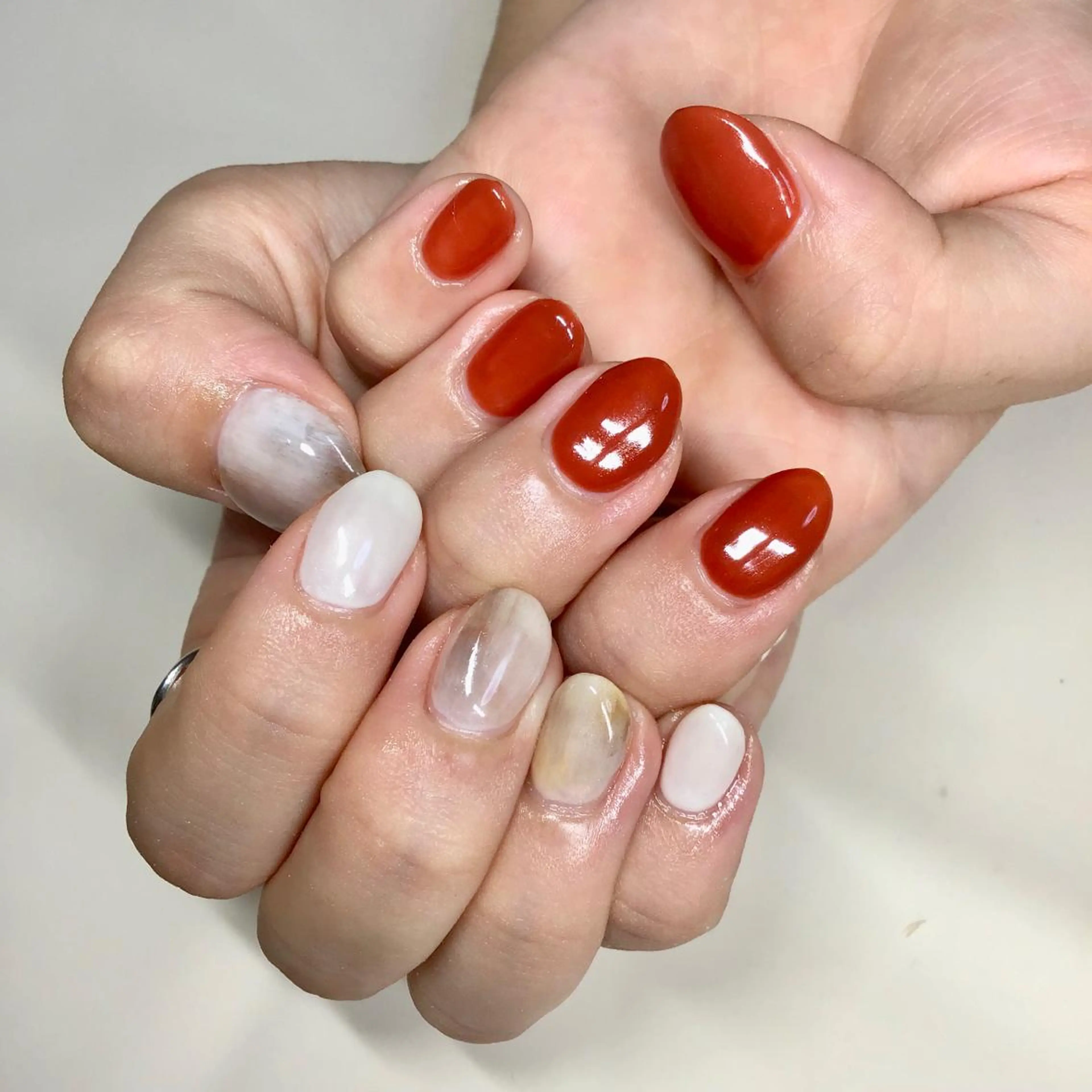 ロング ネイル マツエク・マツパ 福田 加奈のネイルデザイン