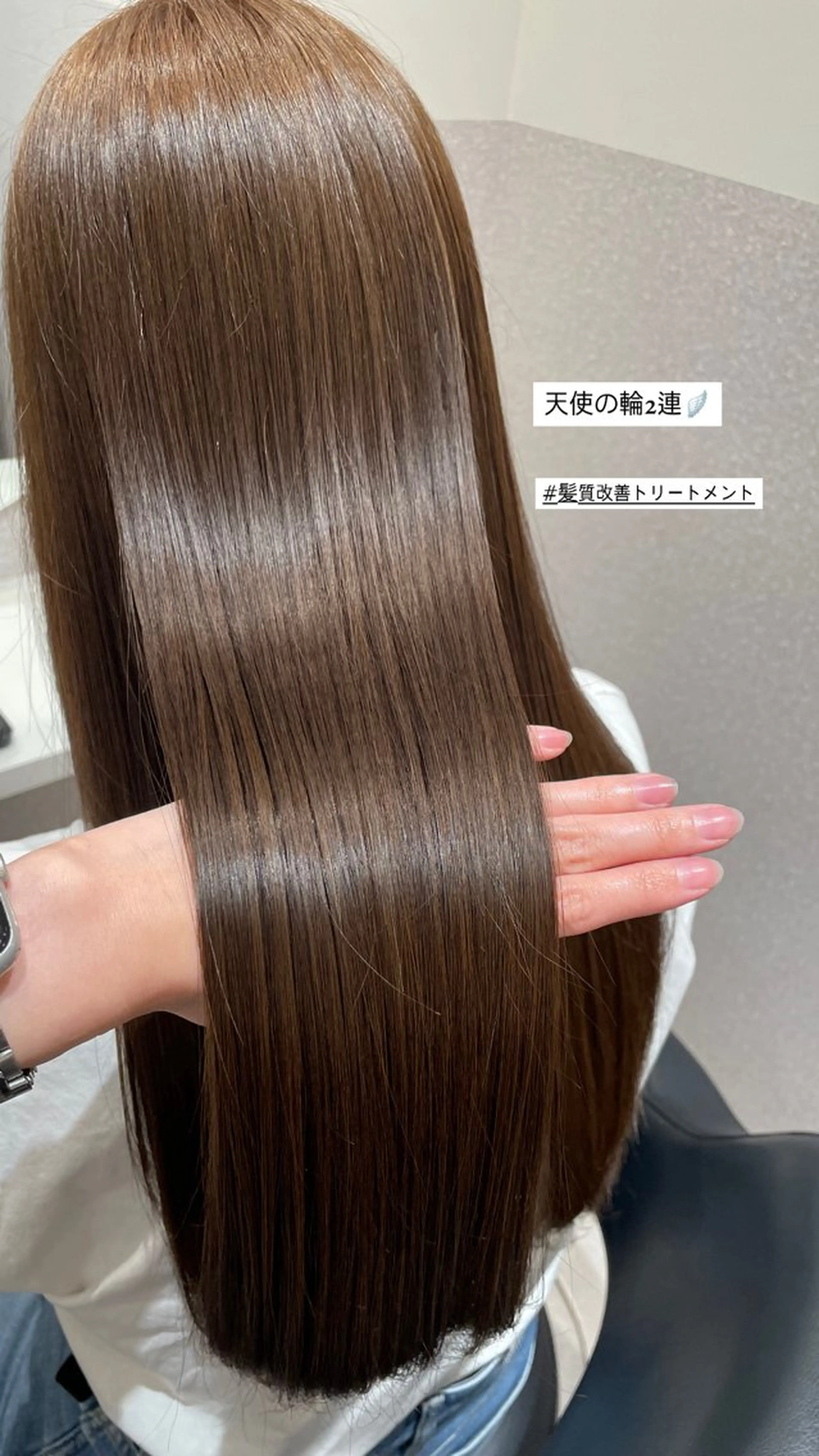 ロング ロングレイヤー 髪質改善 レイヤーカット ロング トリートメント カット ヘアカラー トリートメント ❤︎︎韓国ヘア❤︎︎ 𝑺𝒉𝒊𝒉𝒐のヘアスタイル
