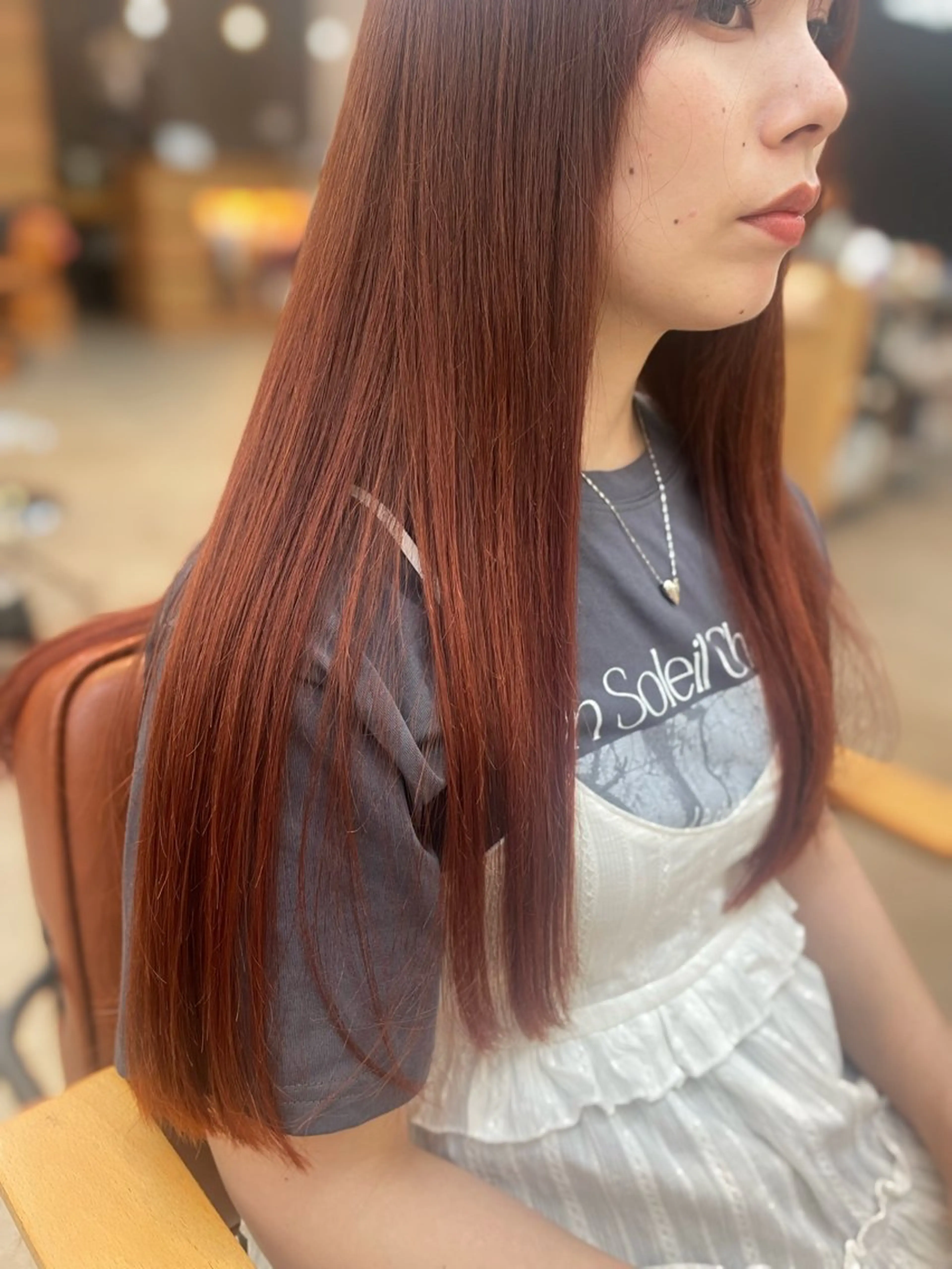 ロング レイヤーカット ローレイヤー TRAM mikuのヘアスタイル