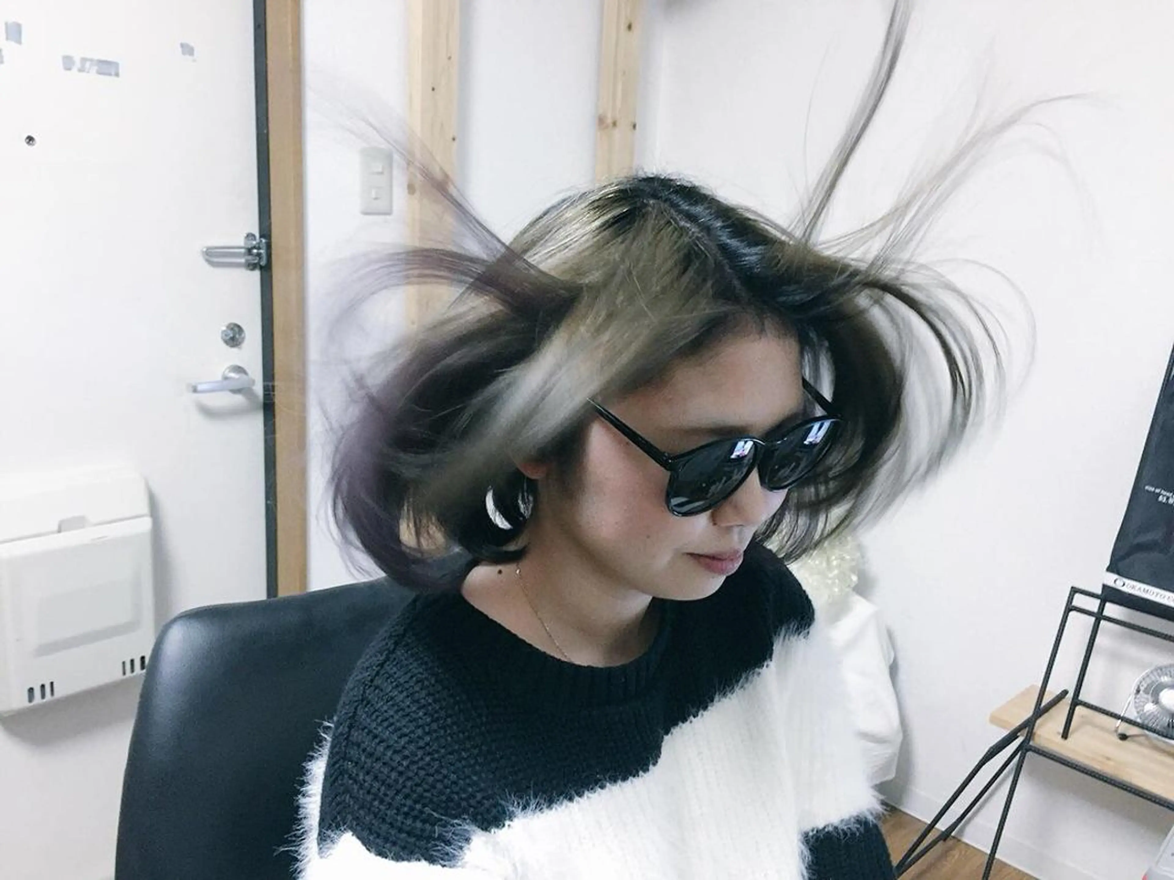 ミディアム カラー グレージュ じょん 。のヘアスタイル