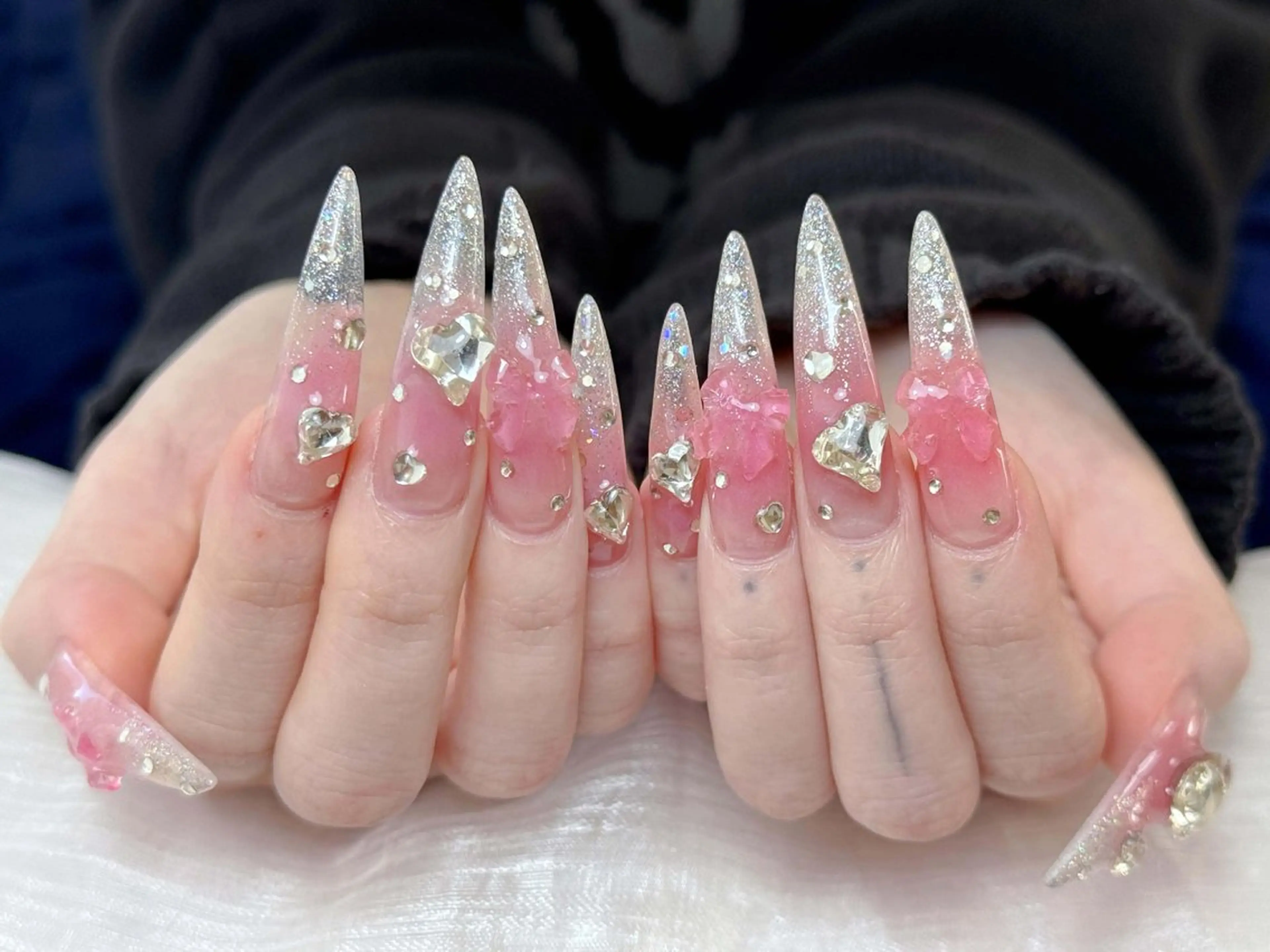 ネイル アートネイル 成人式 ジェルネイル ニュアンスネイル 夏ネイル ハンドネイル Nie Nail Shinokuboのネイルデザイン