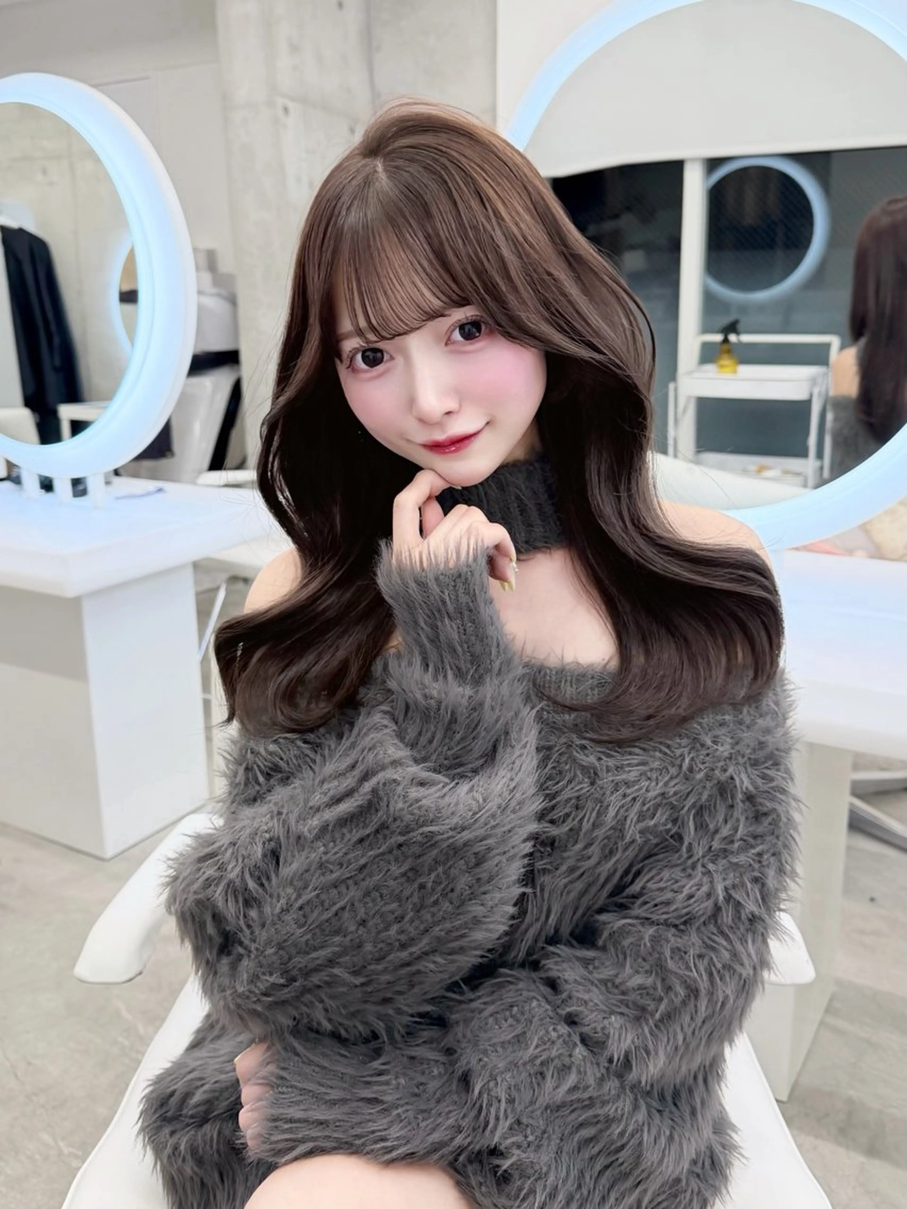 ロング kanna♡ 韓国ヘアーのヘアスタイル