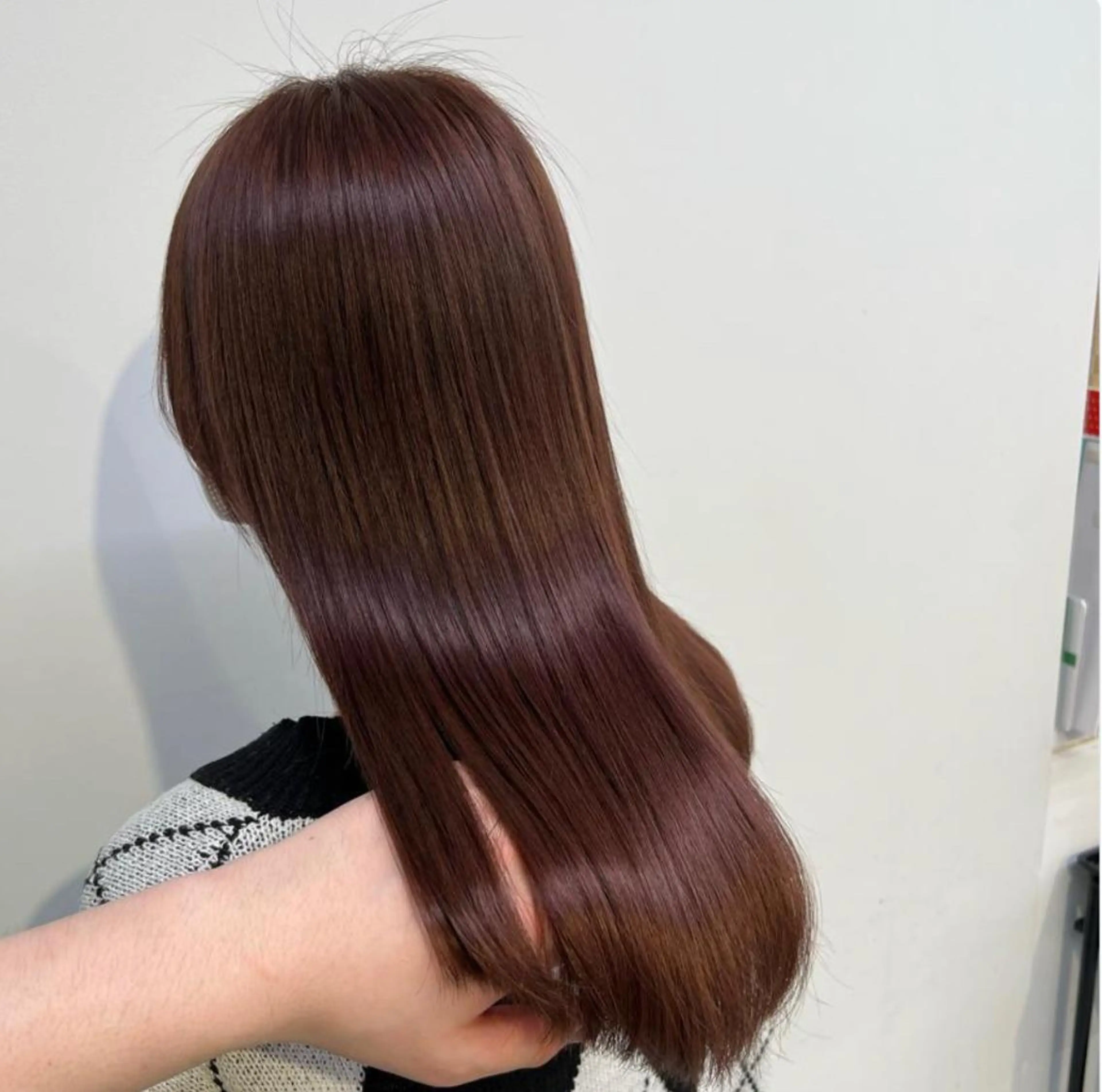 ロング カラー ブリーチ ダブルカラー ブリーチなしカラー 髪質改善 トリートメント 🇰🇷韓流暖色ヘア 🍒saaya🍒のヘアスタイル