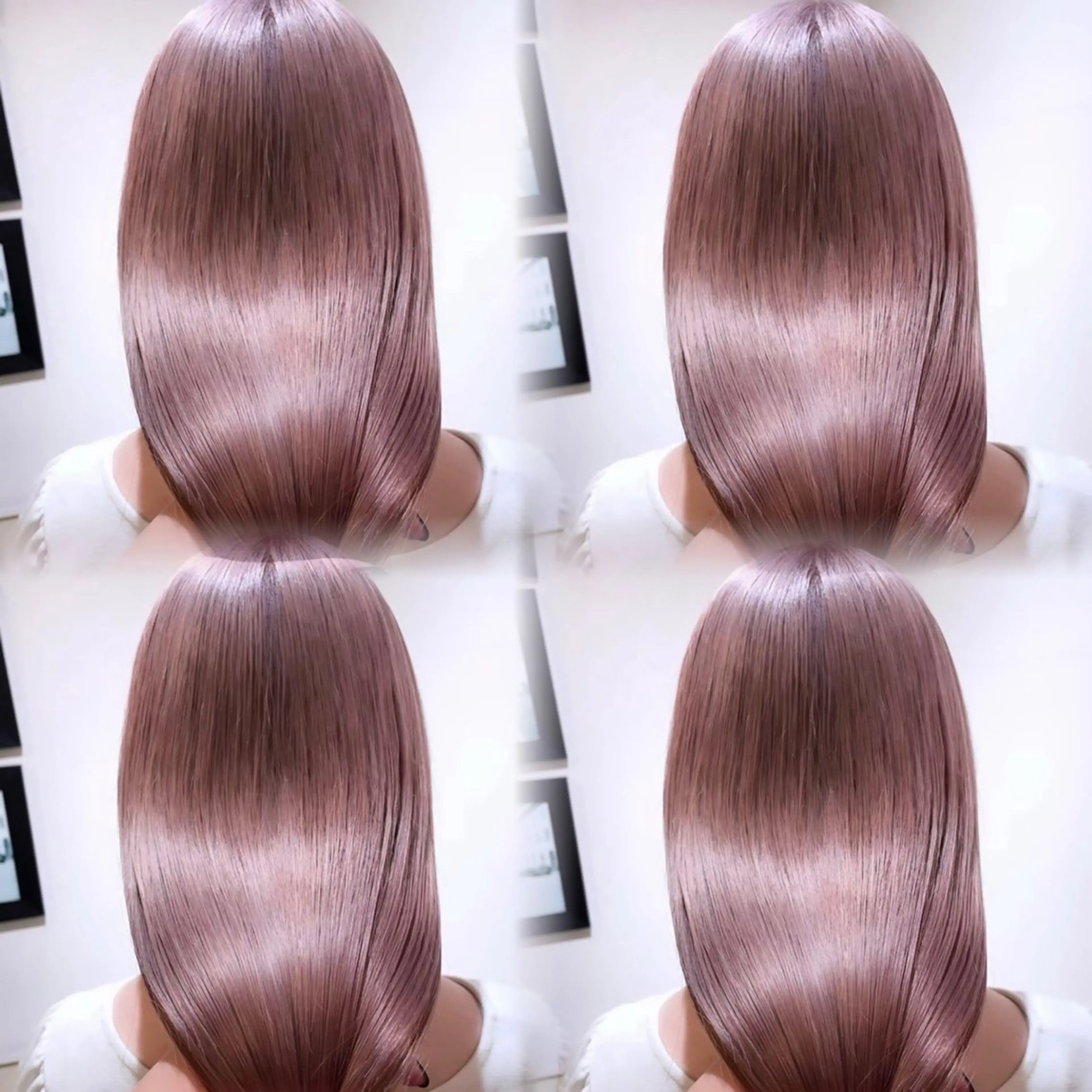 ロング カラー ヘアカラー トリートメント 🦋REISA🦋 エクステ×ハイトーンのヘアスタイル