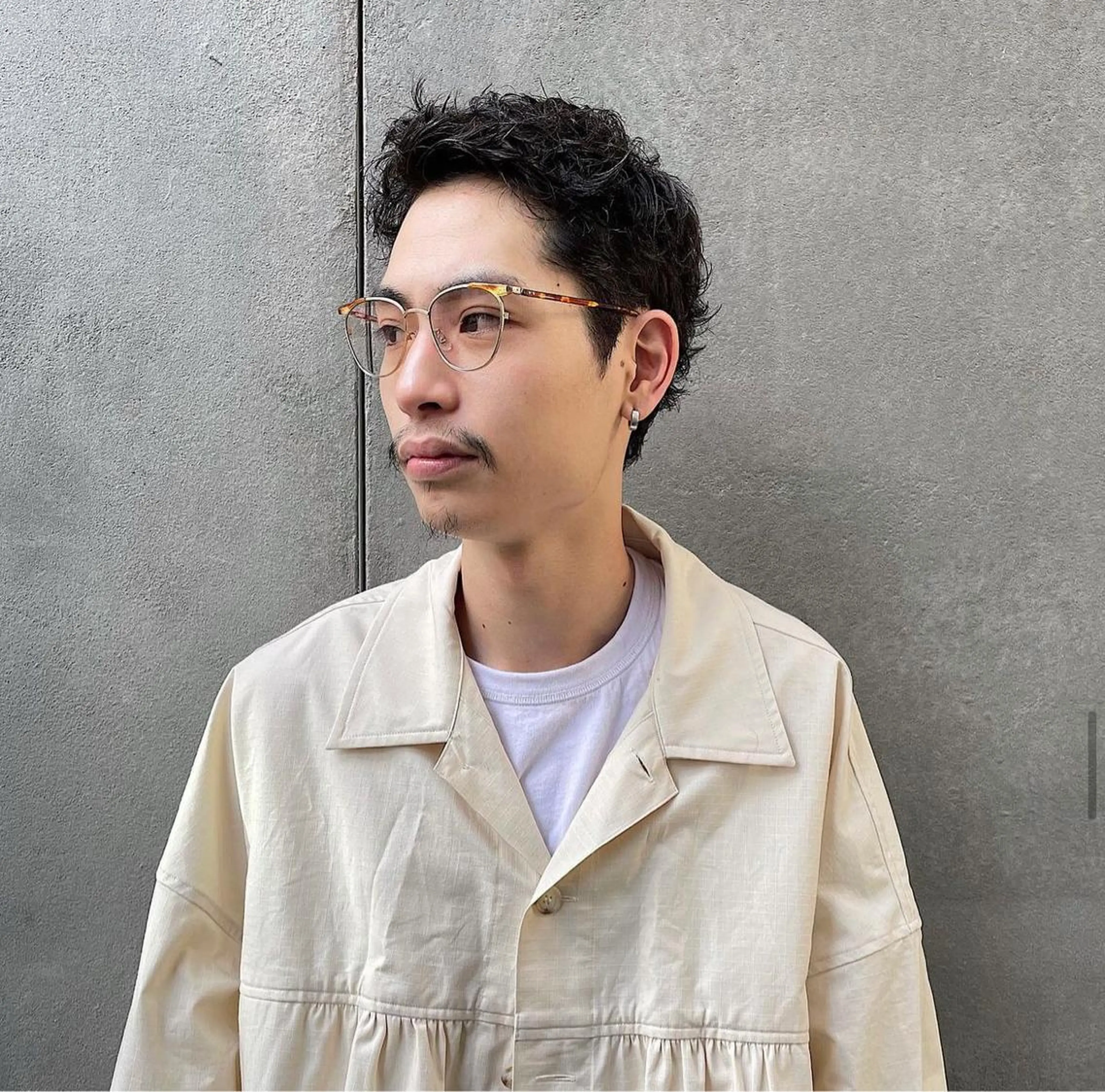 ショート メンズ くせ毛 渋谷/原宿/メンズ/ コヤマトモヤのヘアスタイル