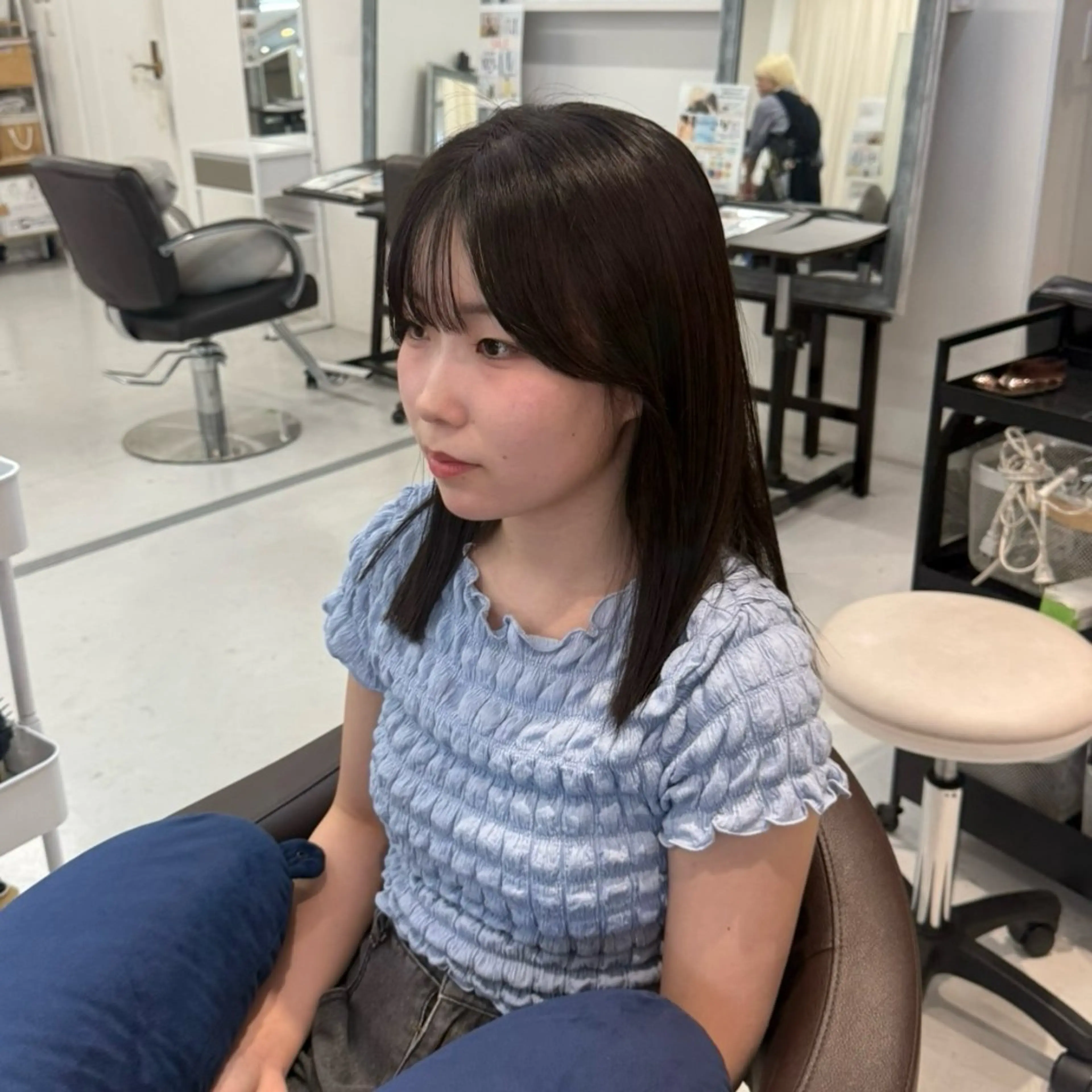 セミロング カット ヘアカラー トリートメント 榎本雪来⛄️ メンズカット✂️のヘアスタイル