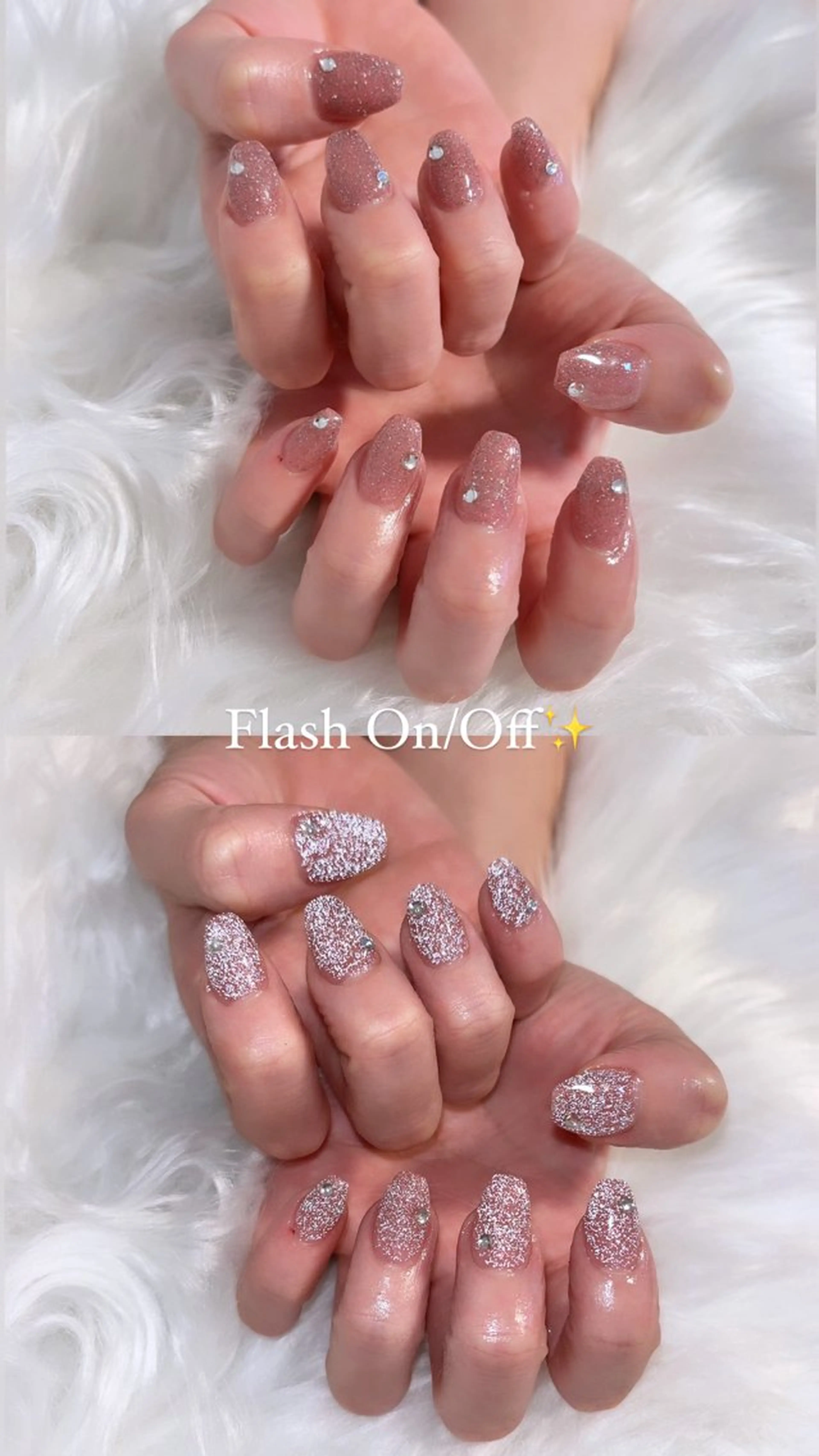 ネイル フラッシュネイル ワンカラーネイル ストーンネイル ハンドネイル moanaLani 🥥sayuri🌵のネイルデザイン