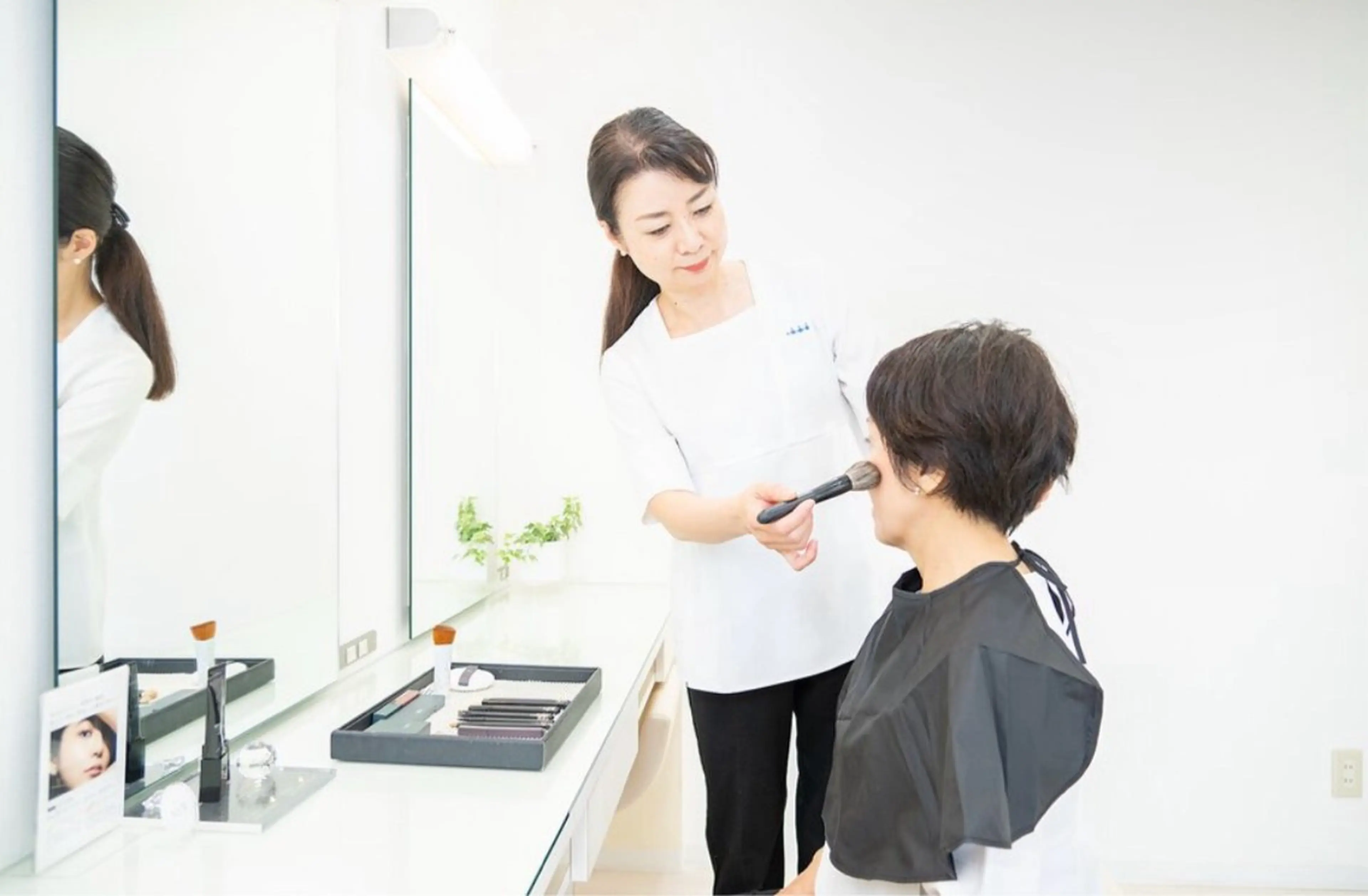 美容レッスンの写真