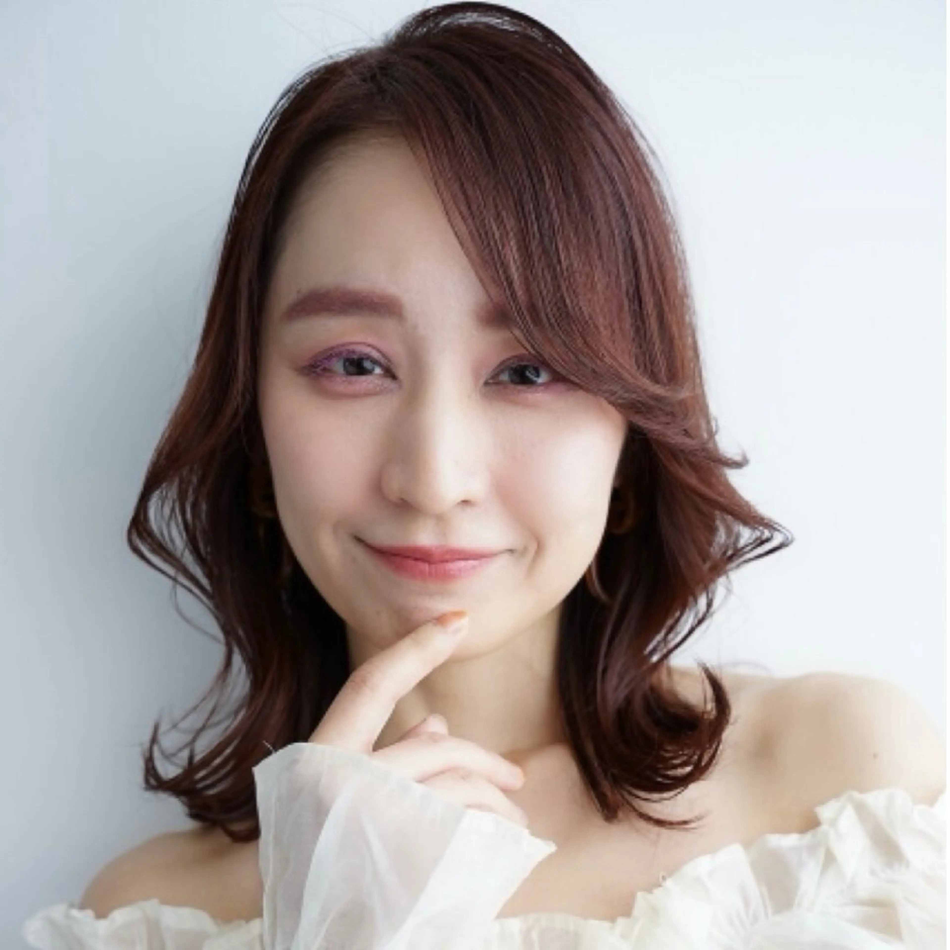 ミディアム カラー パーマ カット ヘアカラー 六地蔵／透明感／ Sakamoto🎠のヘアスタイル