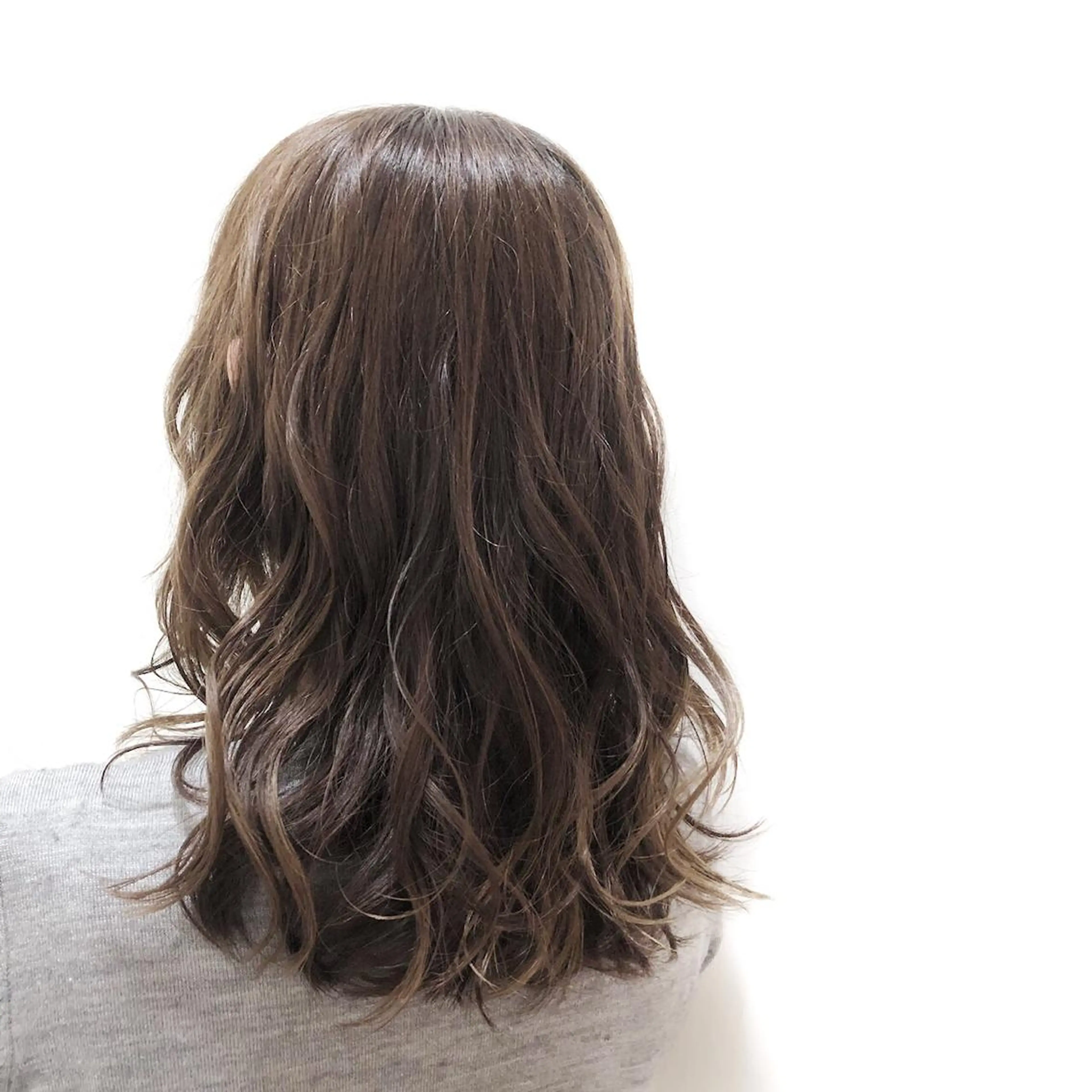 セミロング カラー ヘアカラー トリートメント エリア人気No.1 美容室Ash西船橋のヘアスタイル