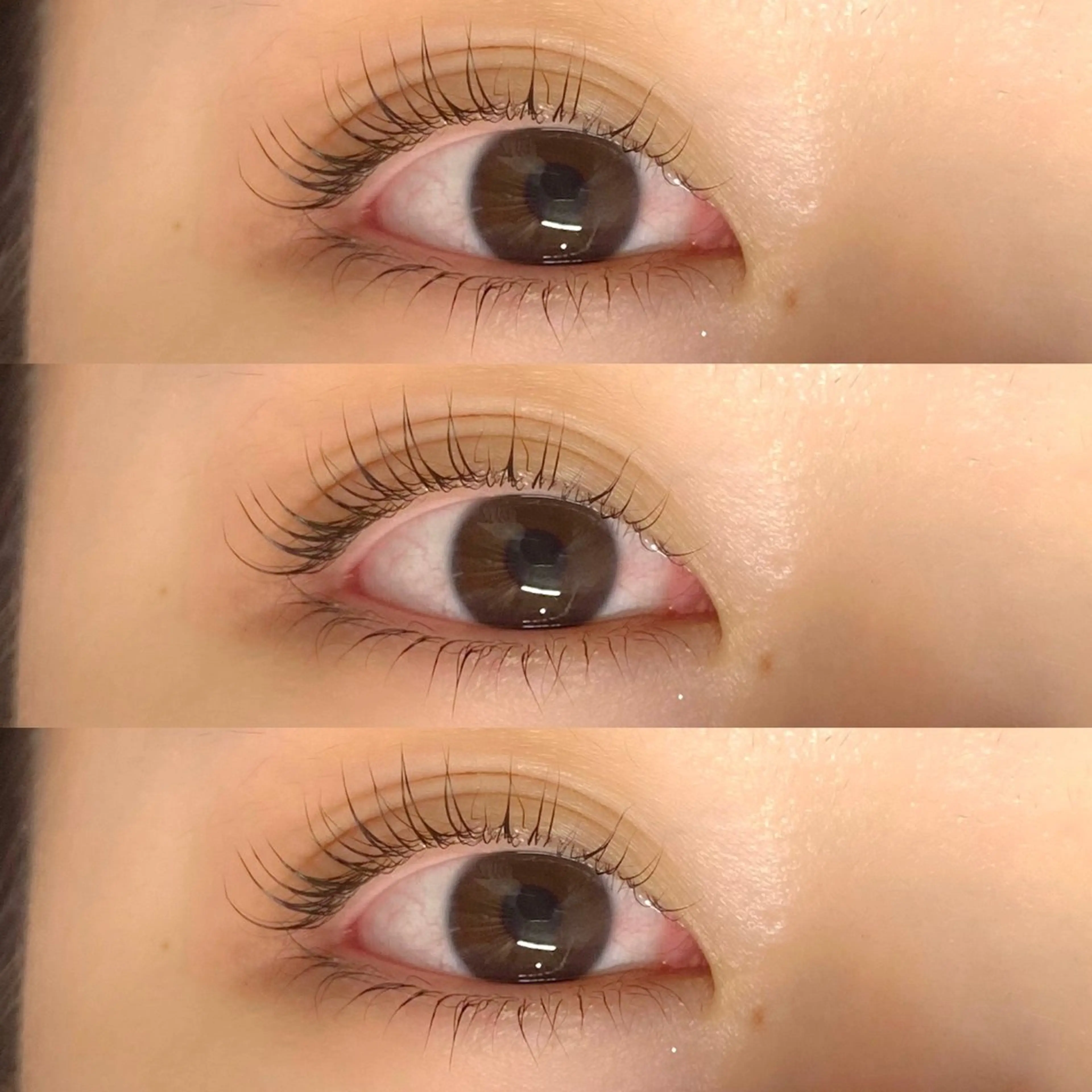 マツエク・マツパ ナチュラル 下まつげエクステ 一重×まつ毛パーマ meg .のマツエク・マツパデザイン