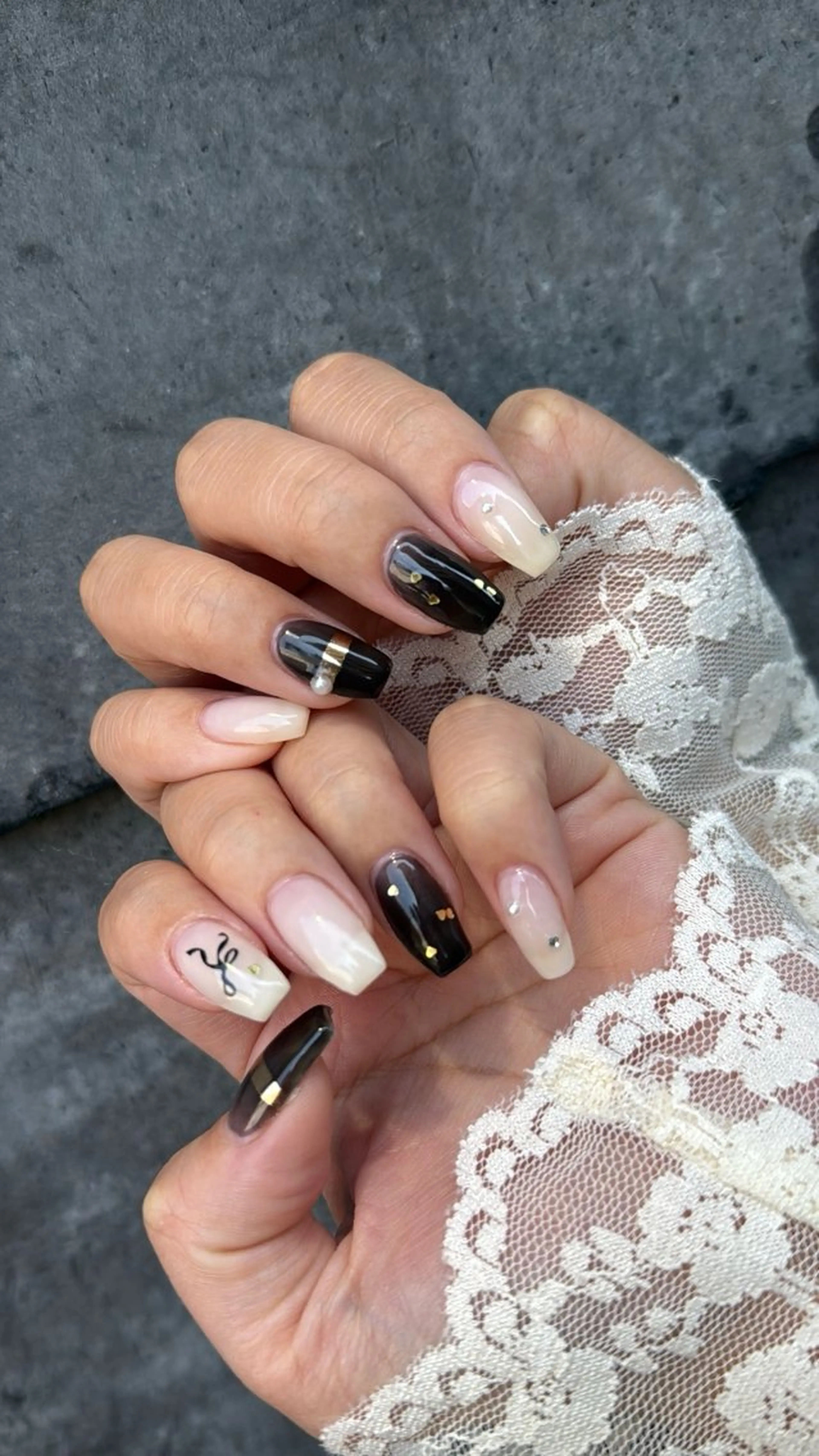 ネイル フラッシュネイル フラッシュマグ フットネイル フレンチネイル 韓国ネイル ハンドネイル SAKU nail 作島茜のネイルデザイン