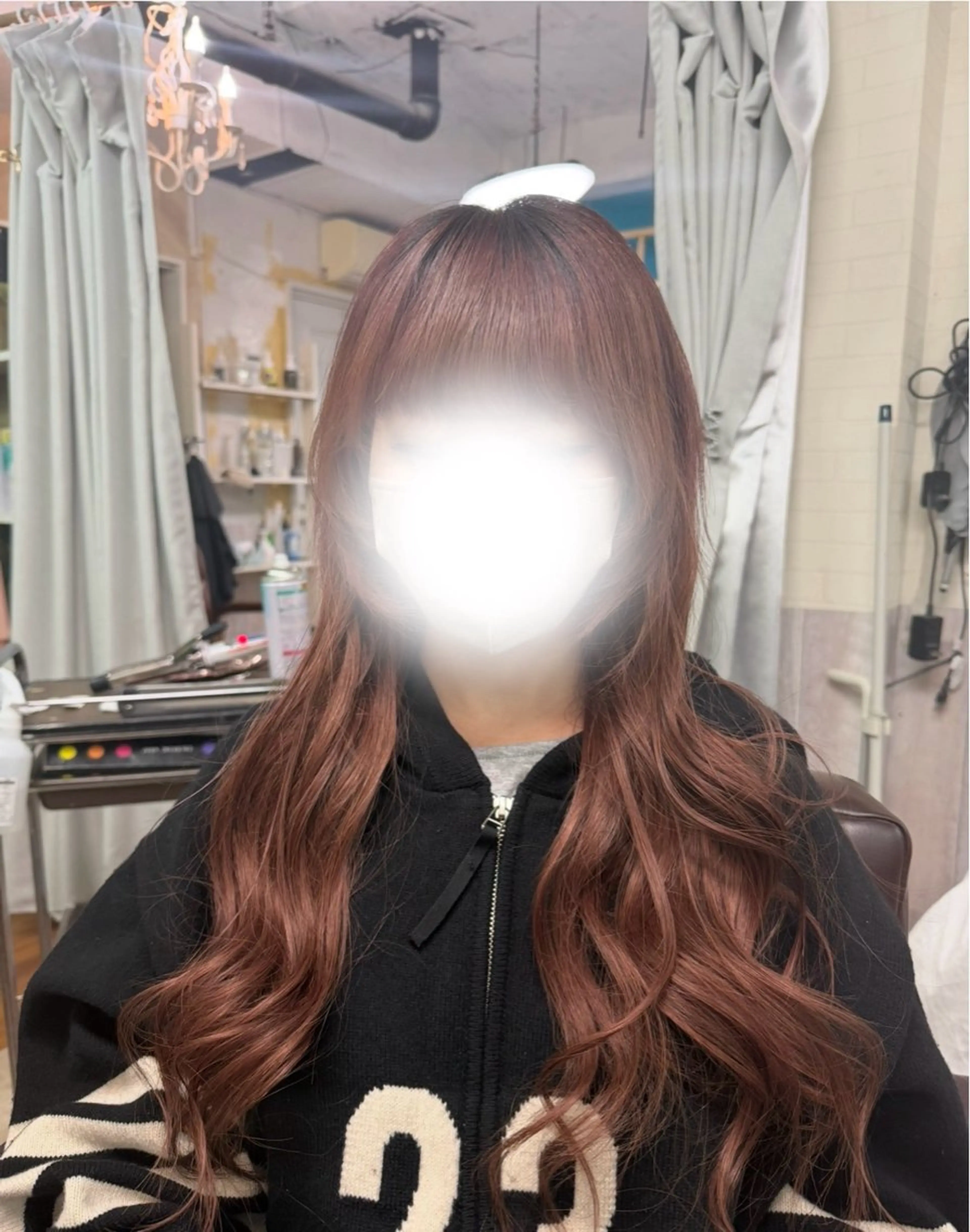 ロング エクステ 川本 葵のヘアスタイル