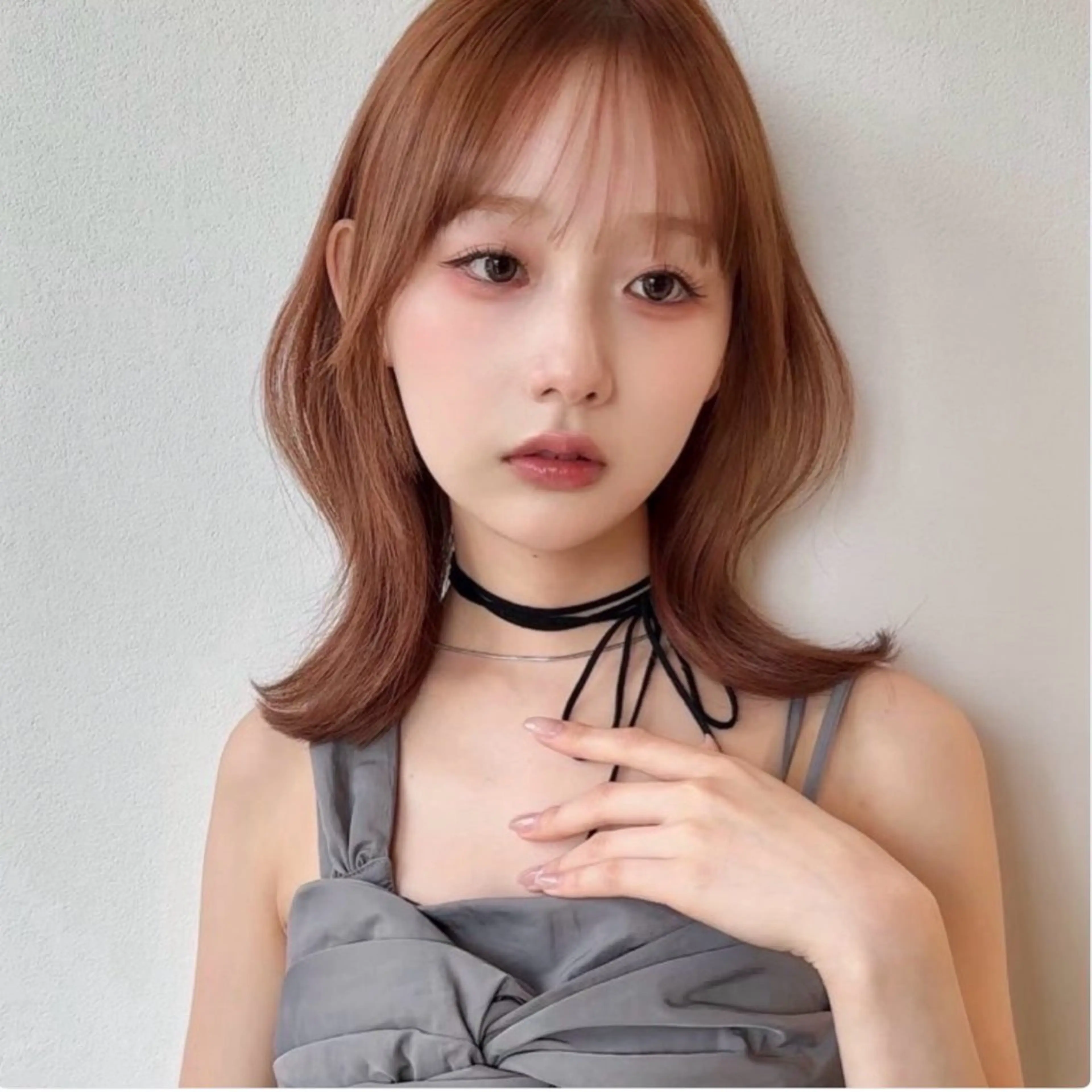 ミディアム カラー ANRI🎀 福岡美容師/韓国🎀のヘアスタイル