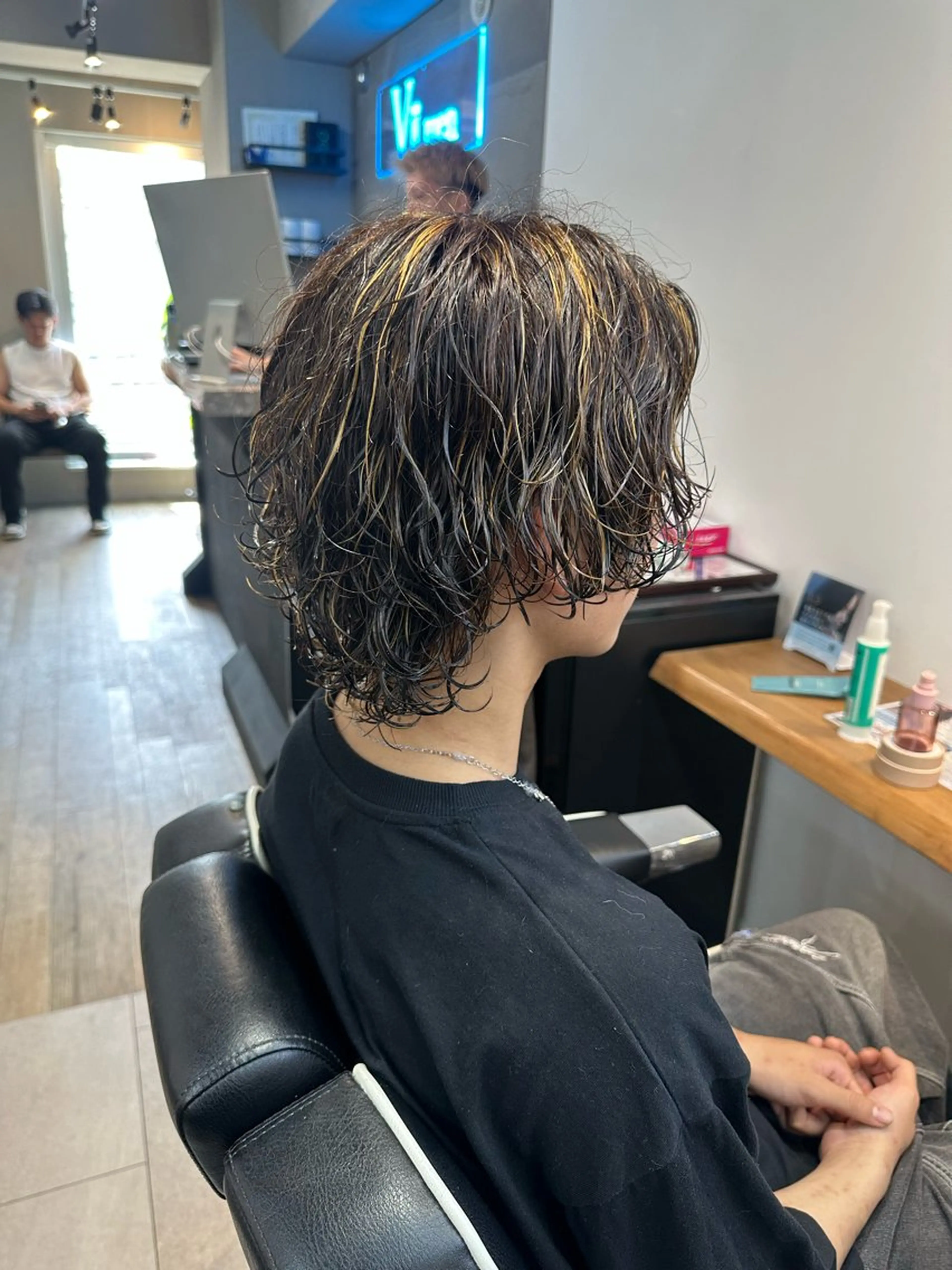 カラー パーマ メンズ 🇺🇸大宮パーマ 波巻き/ツイスパのヘアスタイル