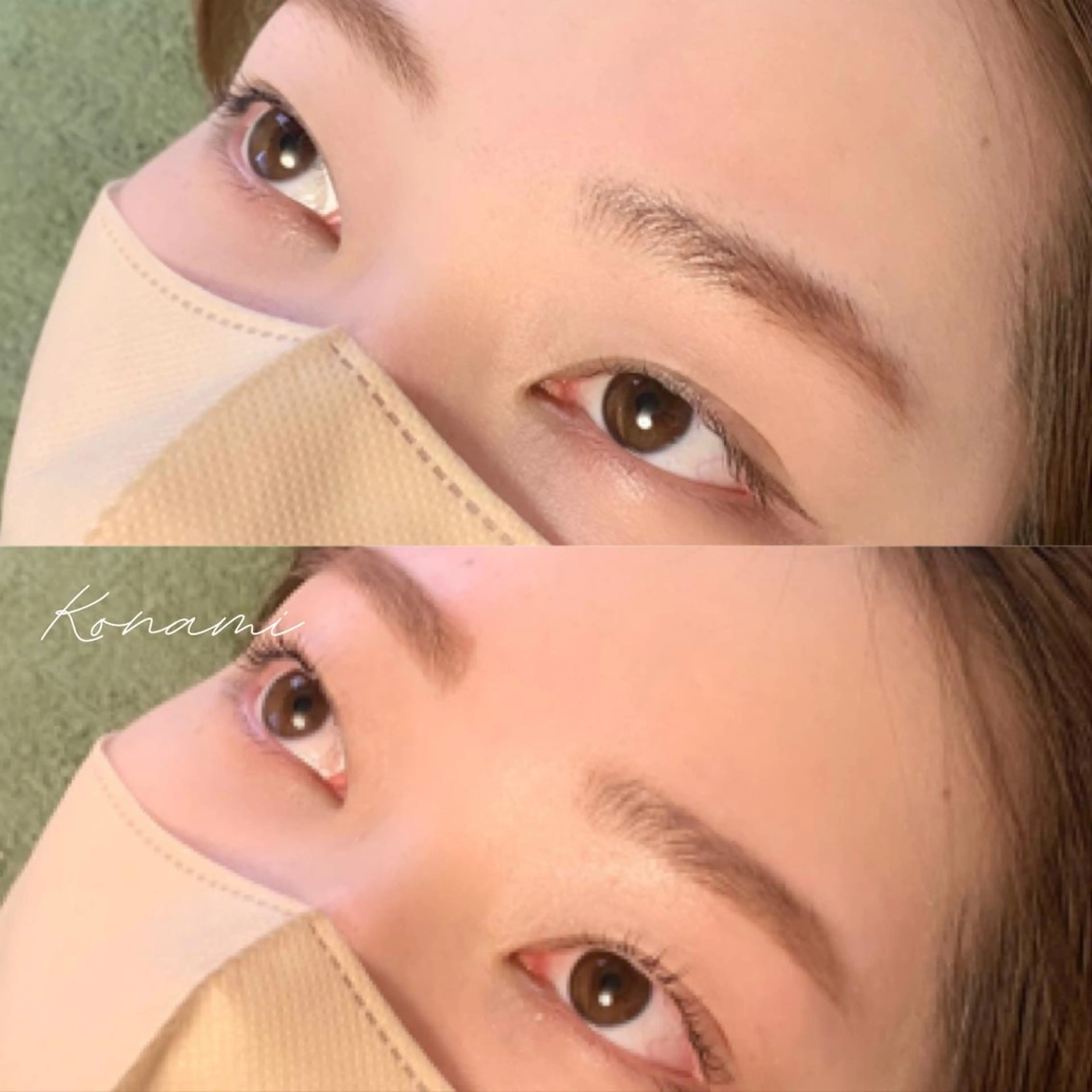 アイブロウ ワックス脱毛 シードリン 府内店 小波のヘアスタイル