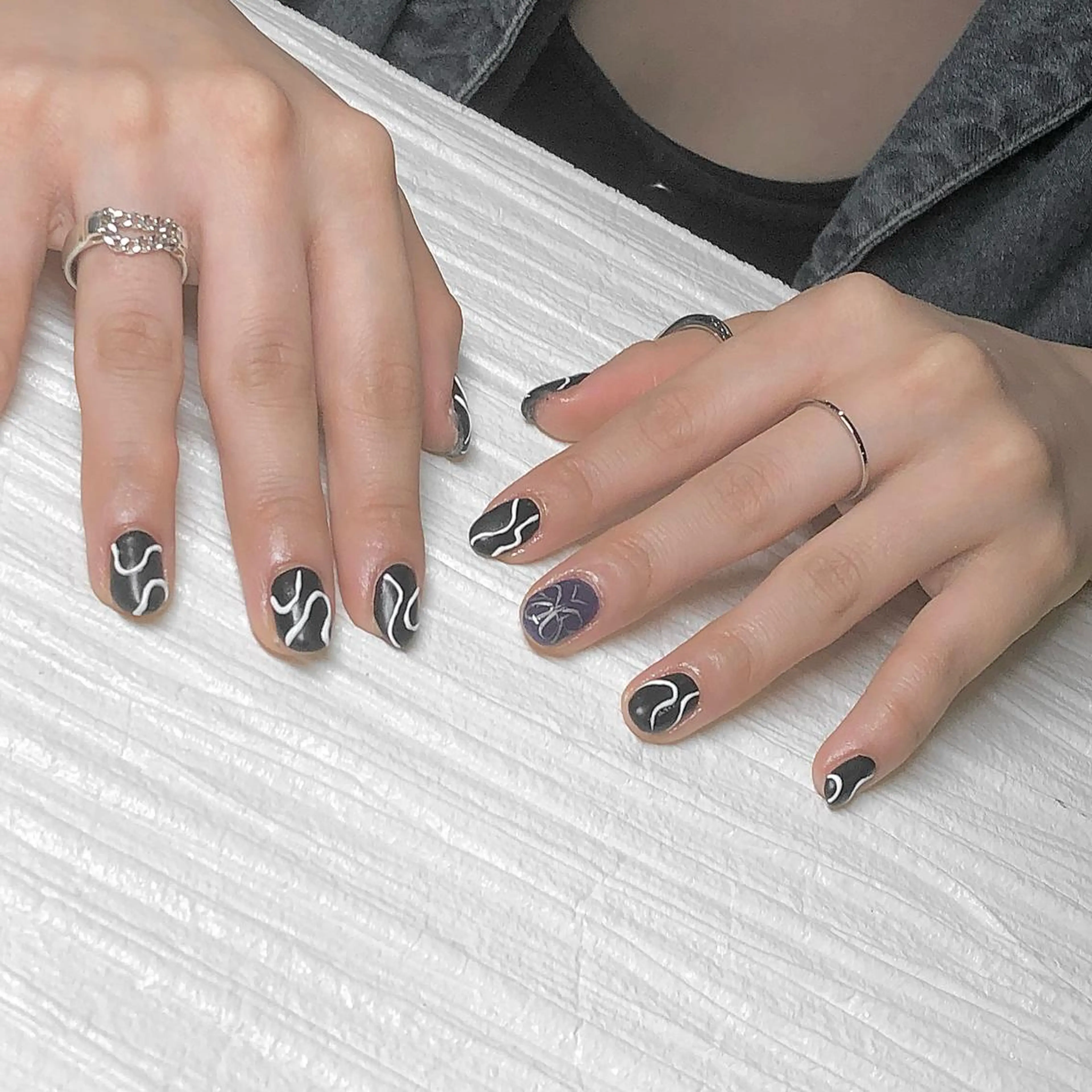 ショート ネイル 🦋Kiyomi. 🦋のネイルデザイン