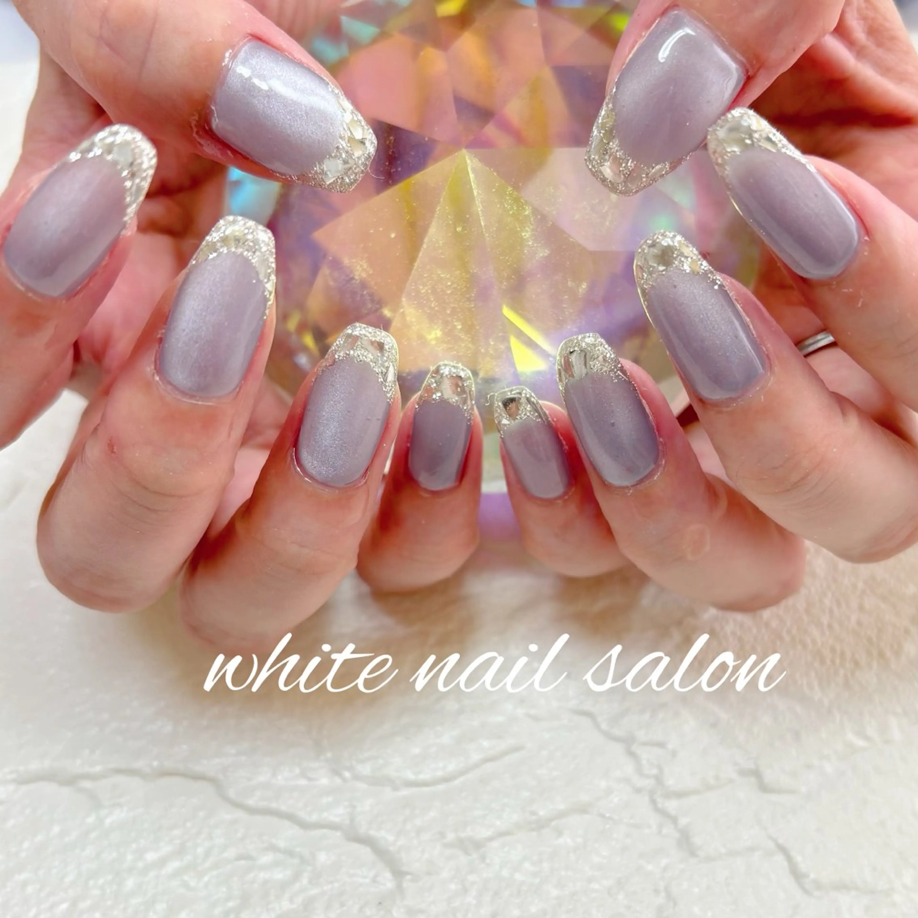 ネイル フットネイル 持ち込み ハンドネイル white nail salonのネイルデザイン