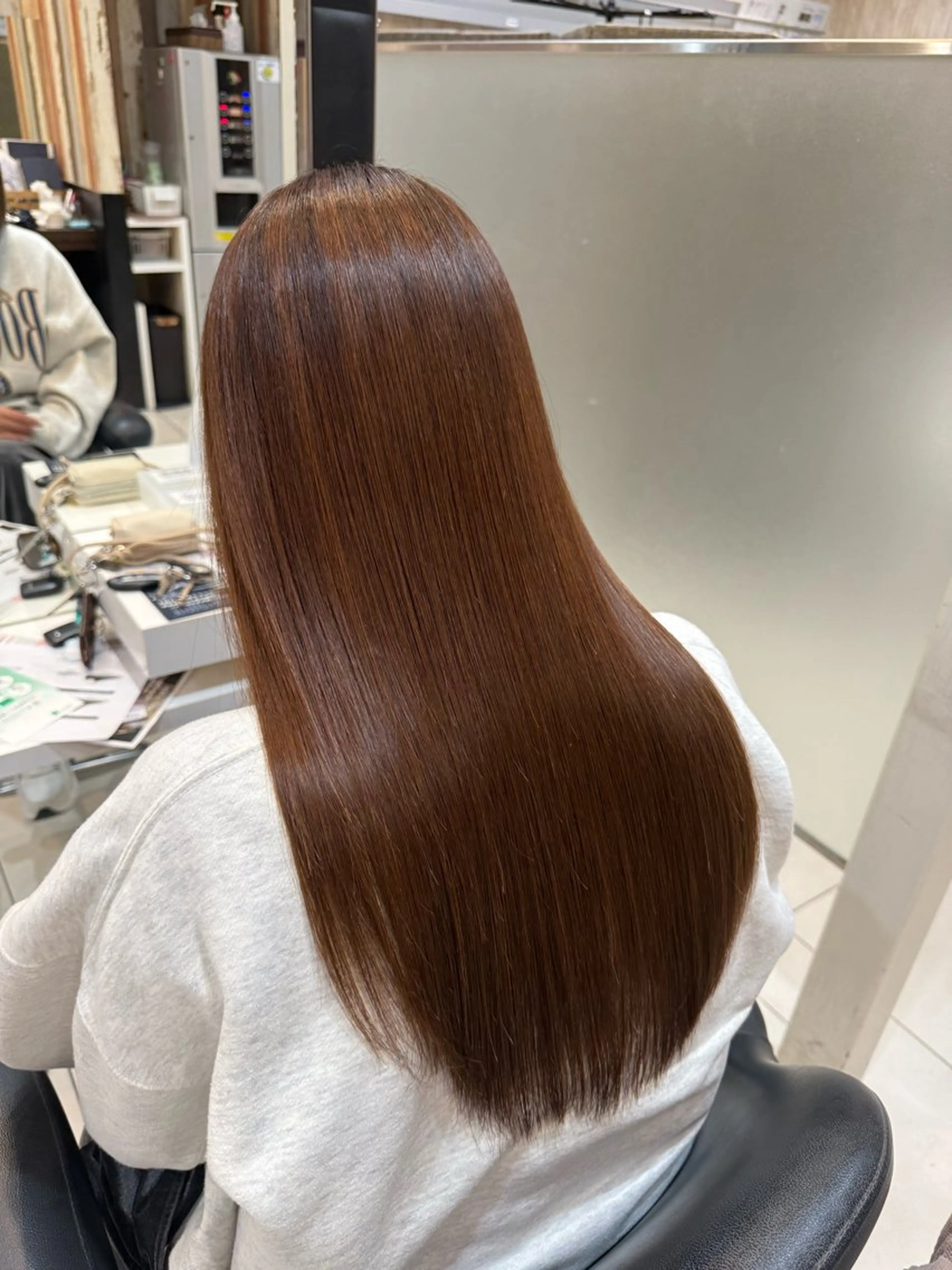 ロング 髪質改善 トリートメント 平石 花音のヘアスタイル