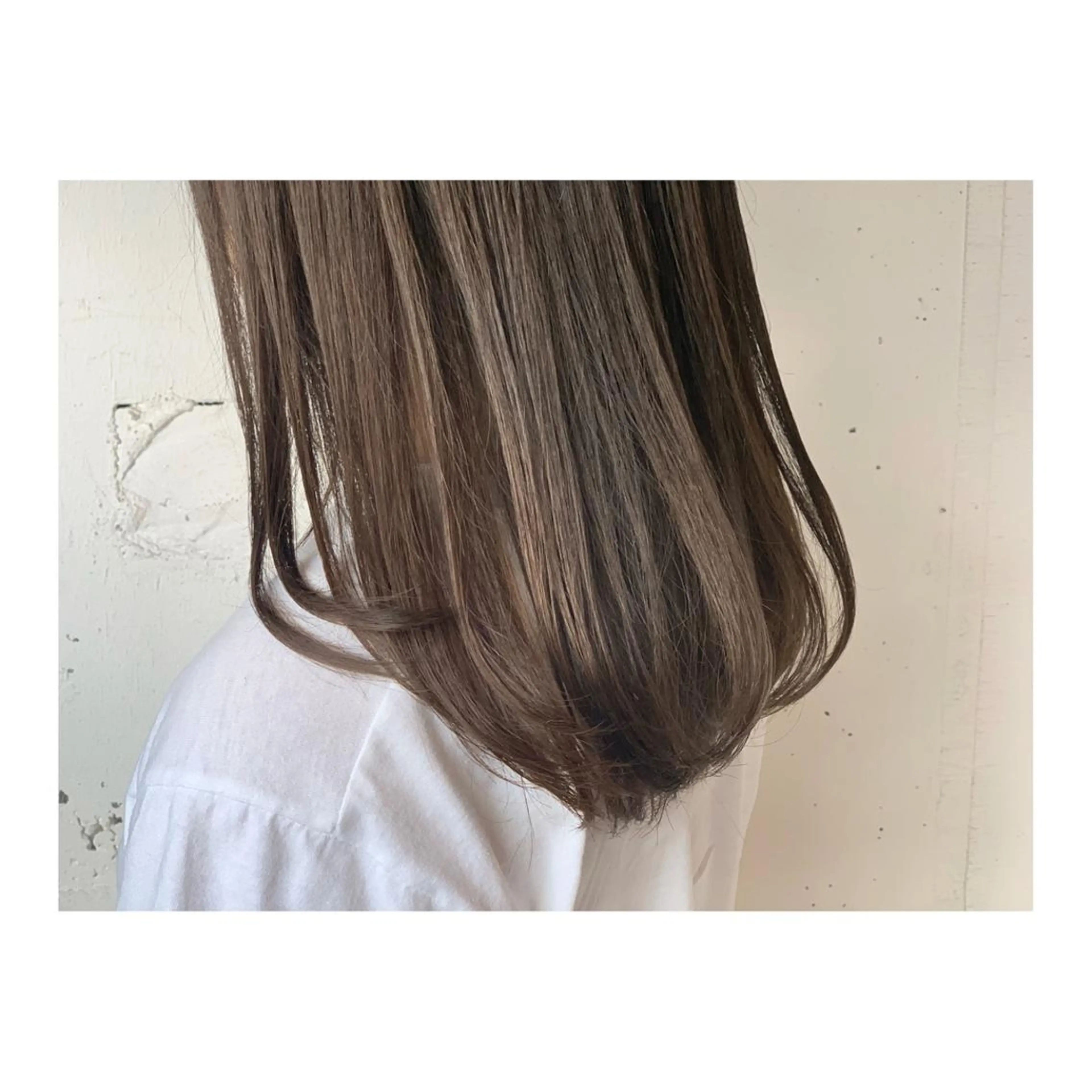 セミロング カラー ヘアアレンジ ◎モチマル チアキ◎のヘアスタイル