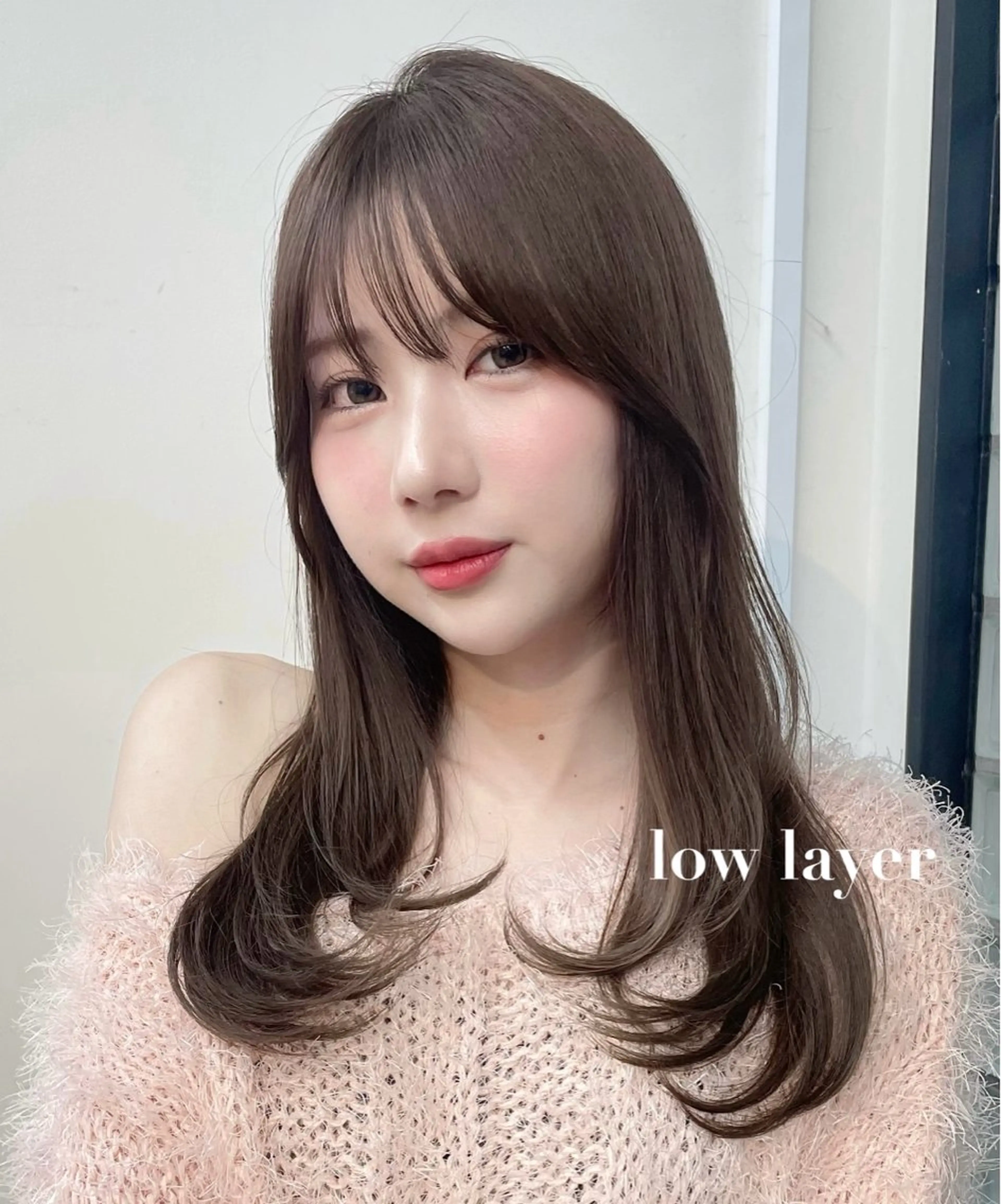 セミロング カット ヘアカラー トリートメント 🍑暖色／レイヤー／ 真希🎀のヘアスタイル