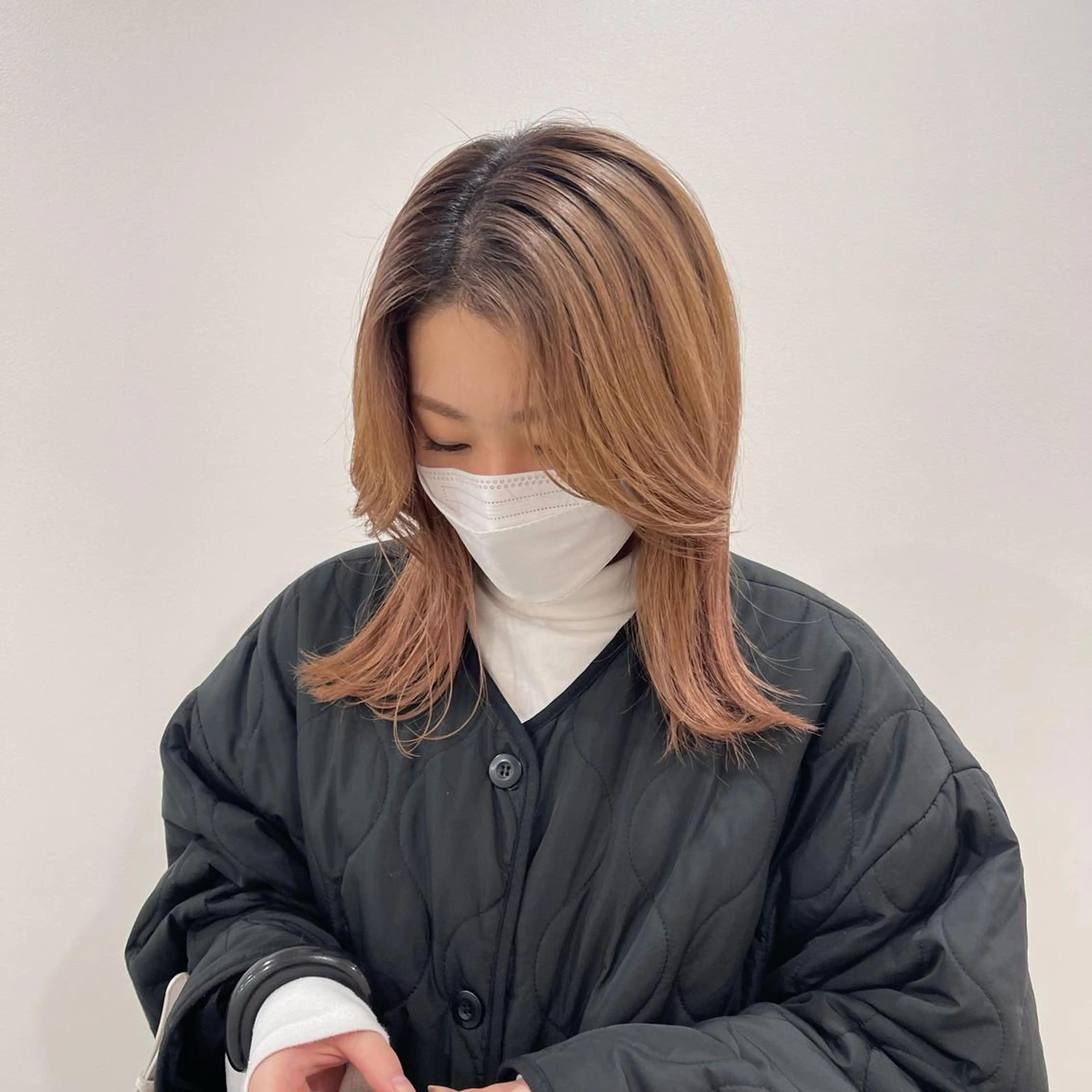 ミディアム ワンホン/エクステ ケラチン/Kaitoのヘアスタイル