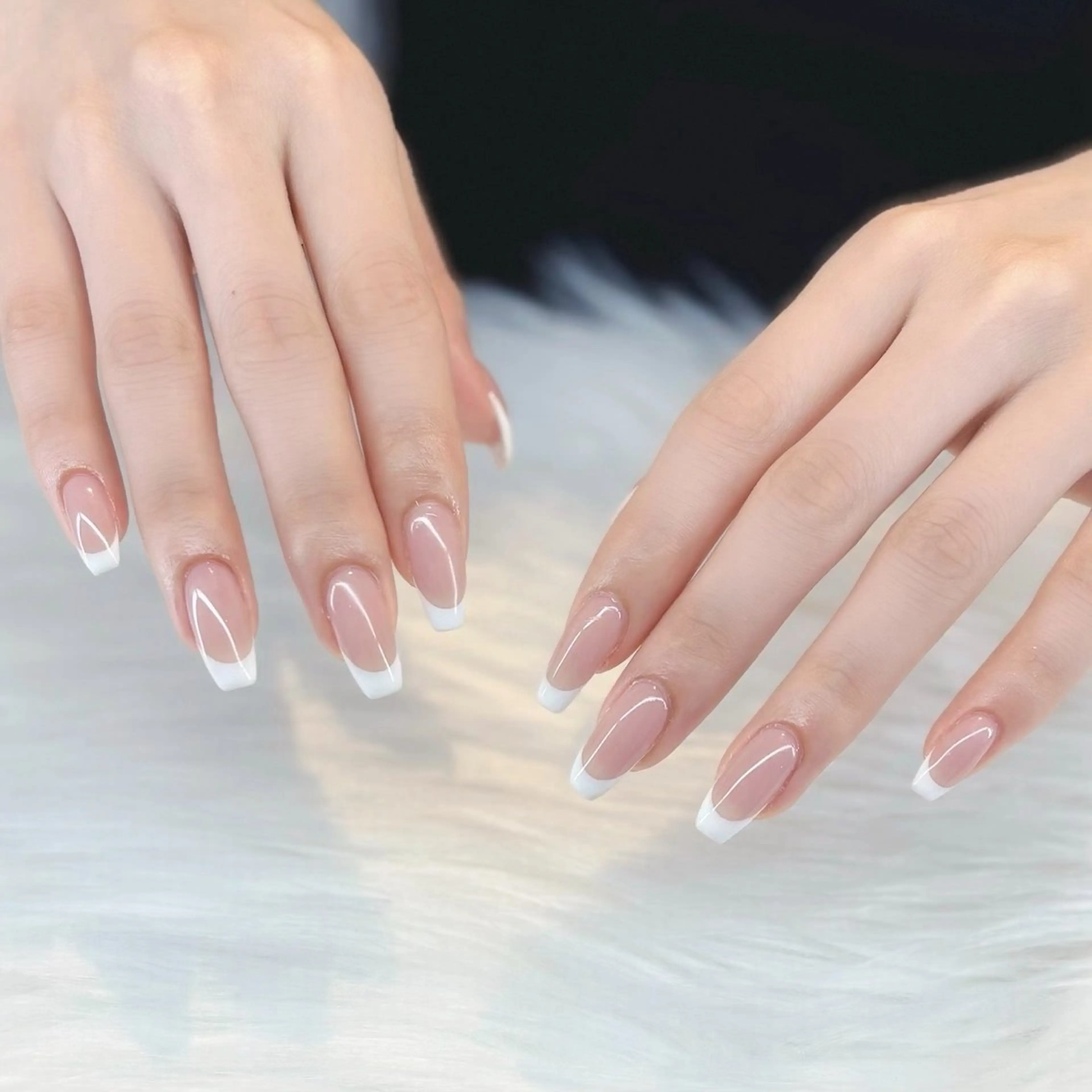 ★特別価格★Jr.メンズネイリスト施術♪バーチャルフレンチ￥6800→￥5200の写真