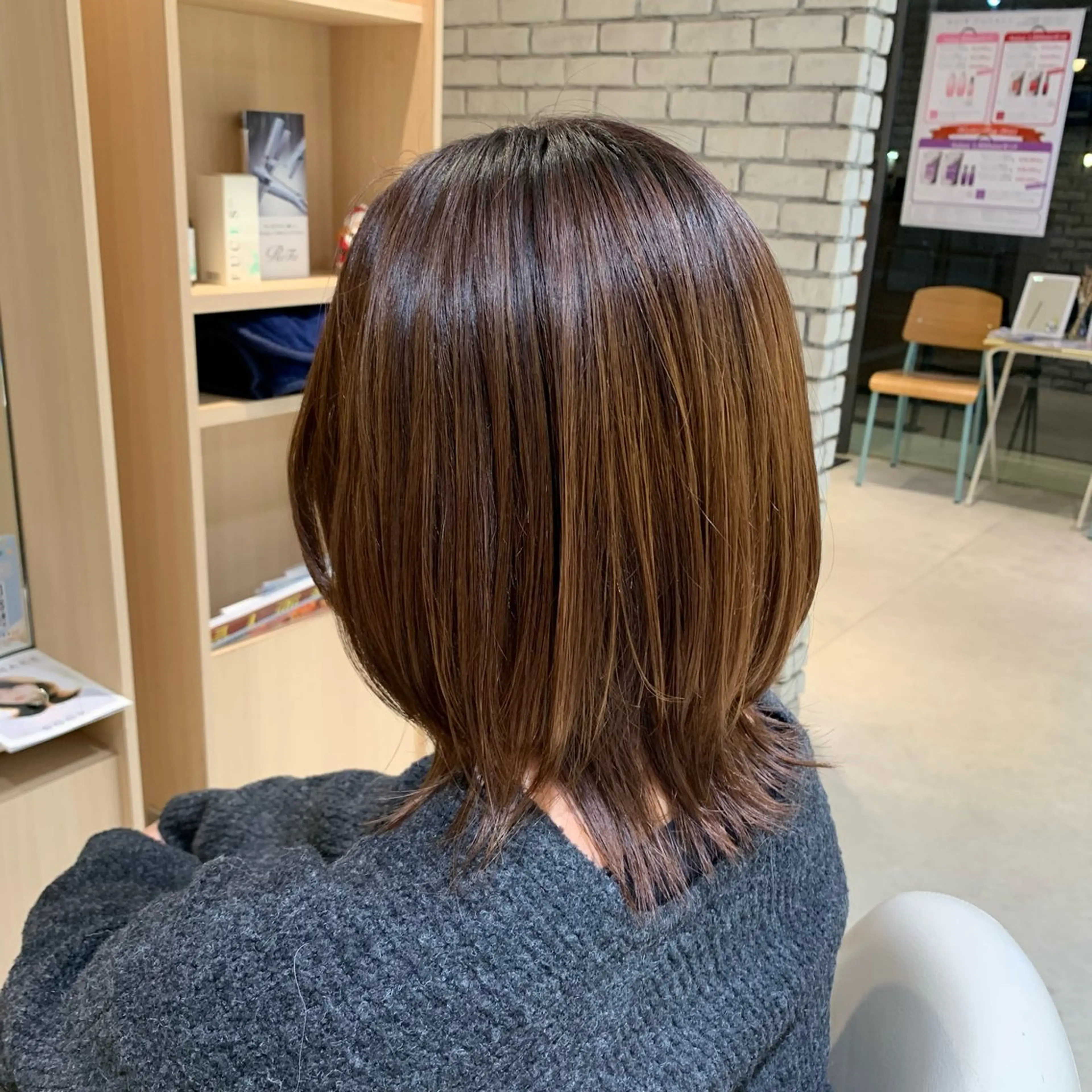 ミディアム 宮本 季奈のヘアスタイル