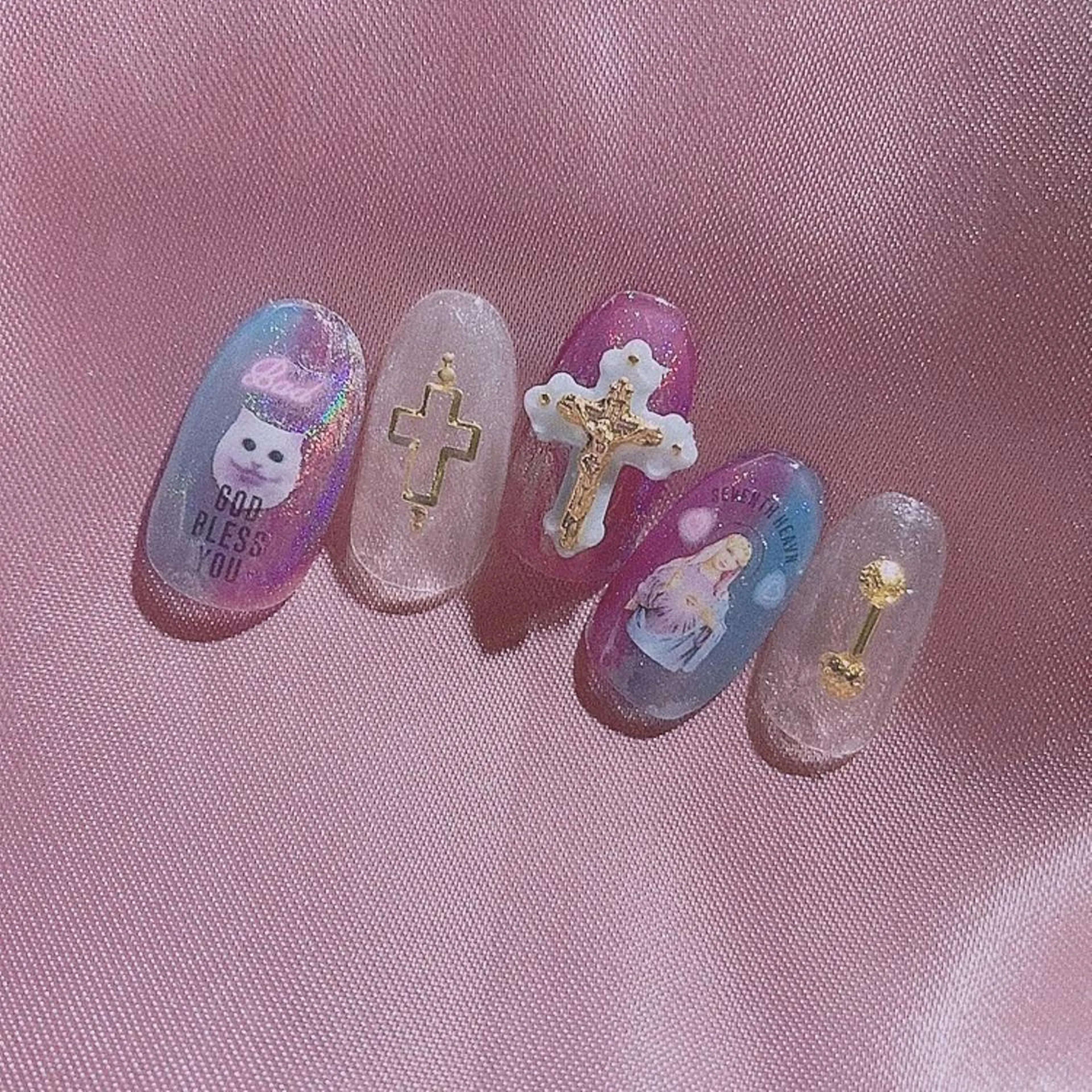 ネイル lili.nail y2k/長さ出しのネイルデザイン