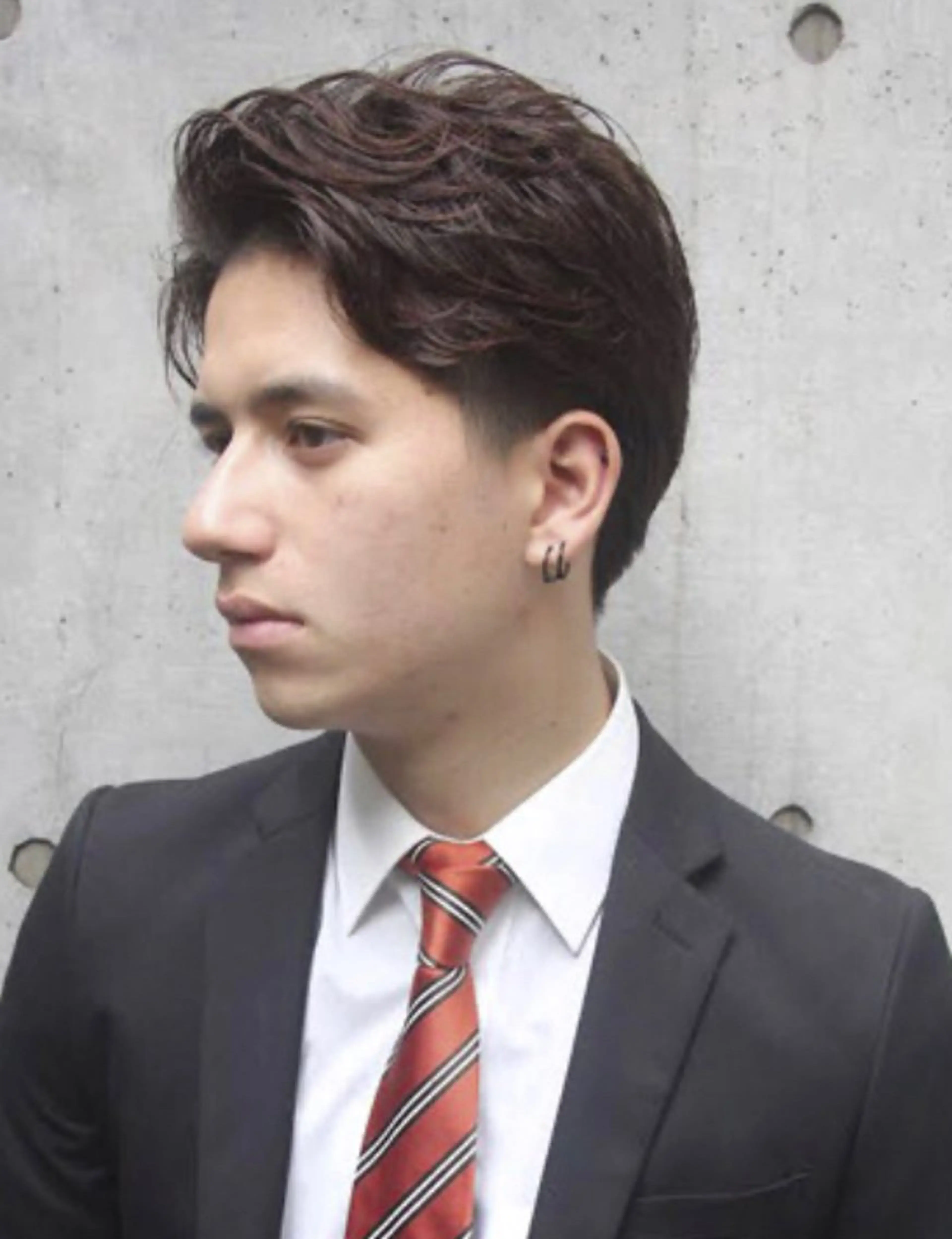 ミディアム メンズベリーショート 鈴木達也のヘアスタイル