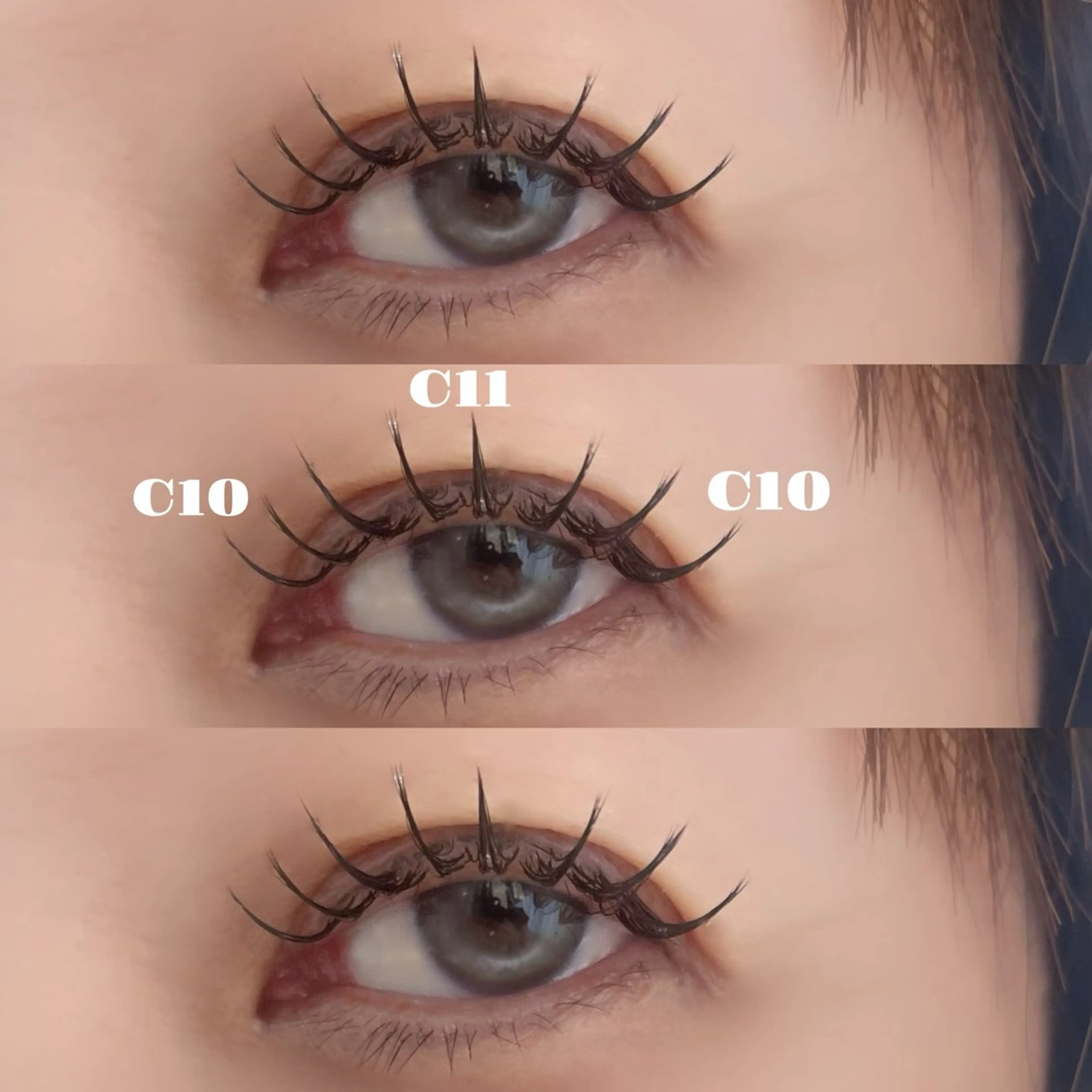 マツエク・マツパ Cカール NUN BROWS ⚜️ERIのマツエク・マツパデザイン