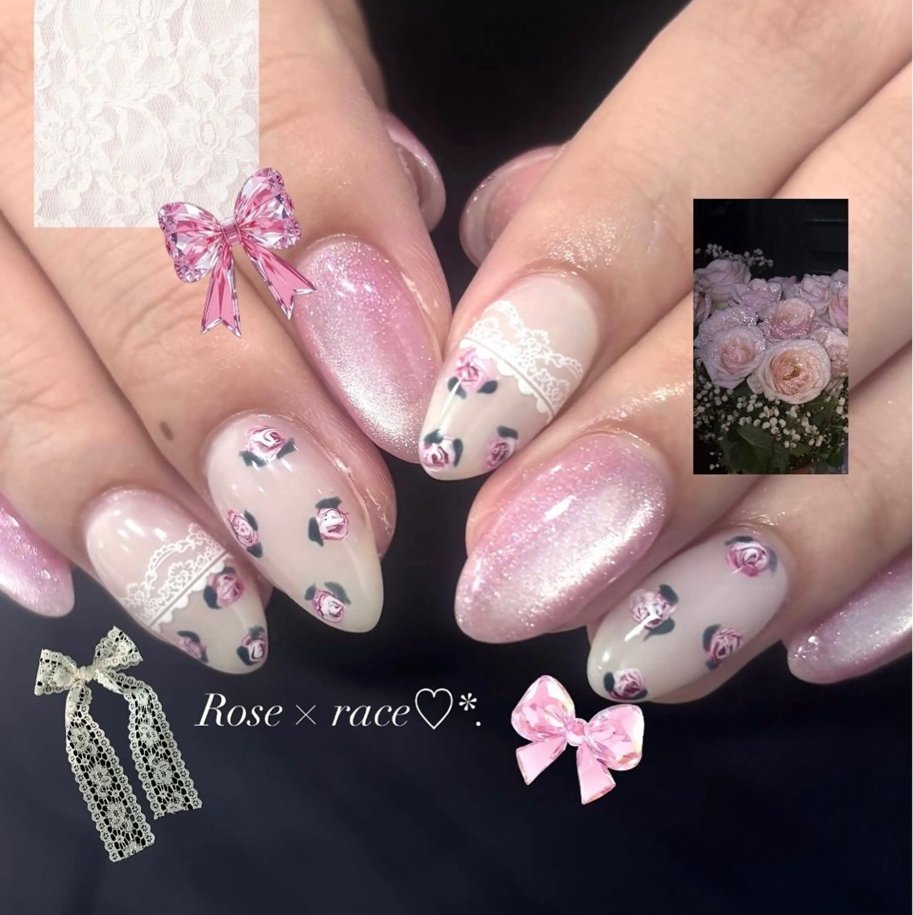 ネイル ハンドネイル 🍓リスブラン MELのネイルデザイン