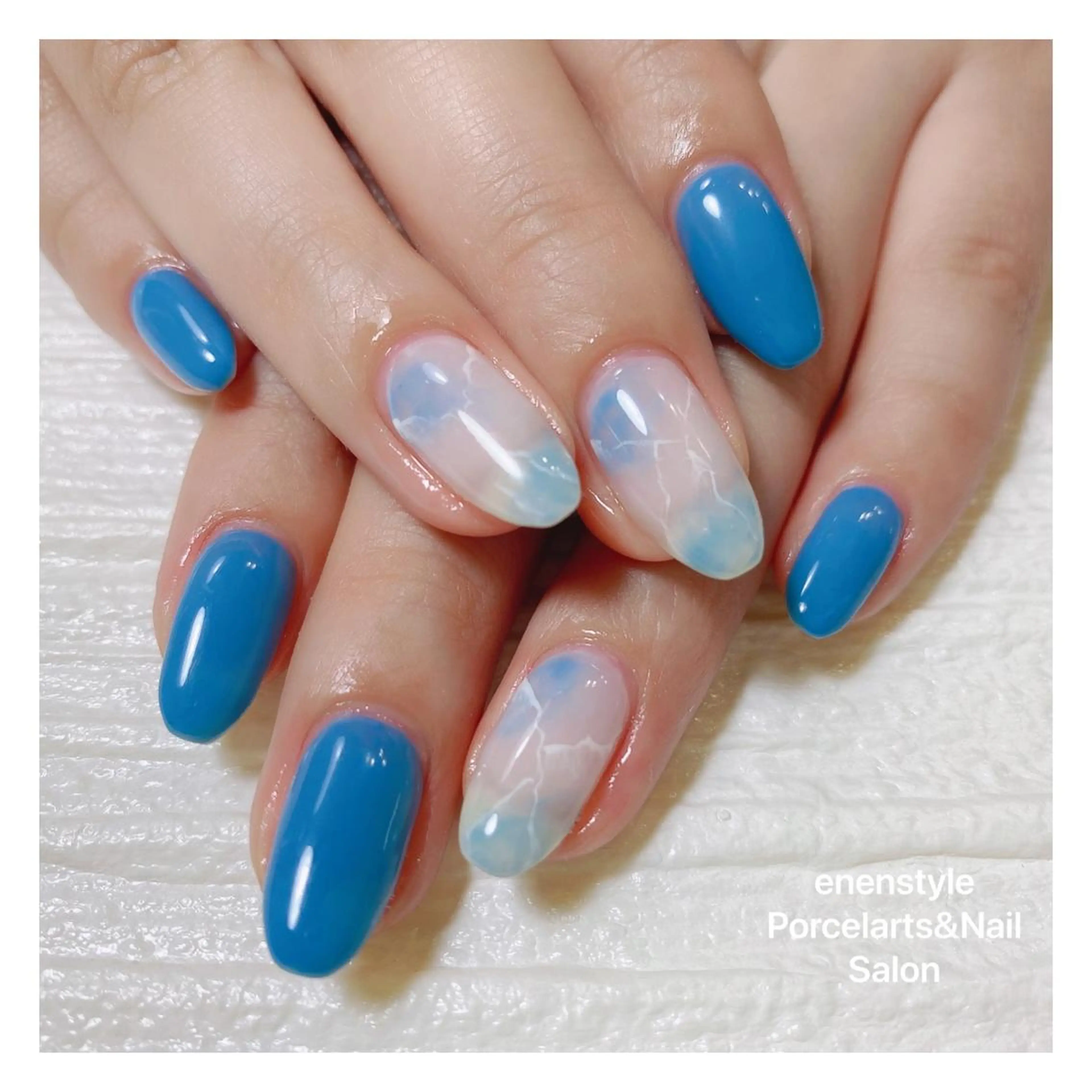 ミディアム ネイル ハンドネイル 👑enen style👑のネイルデザイン