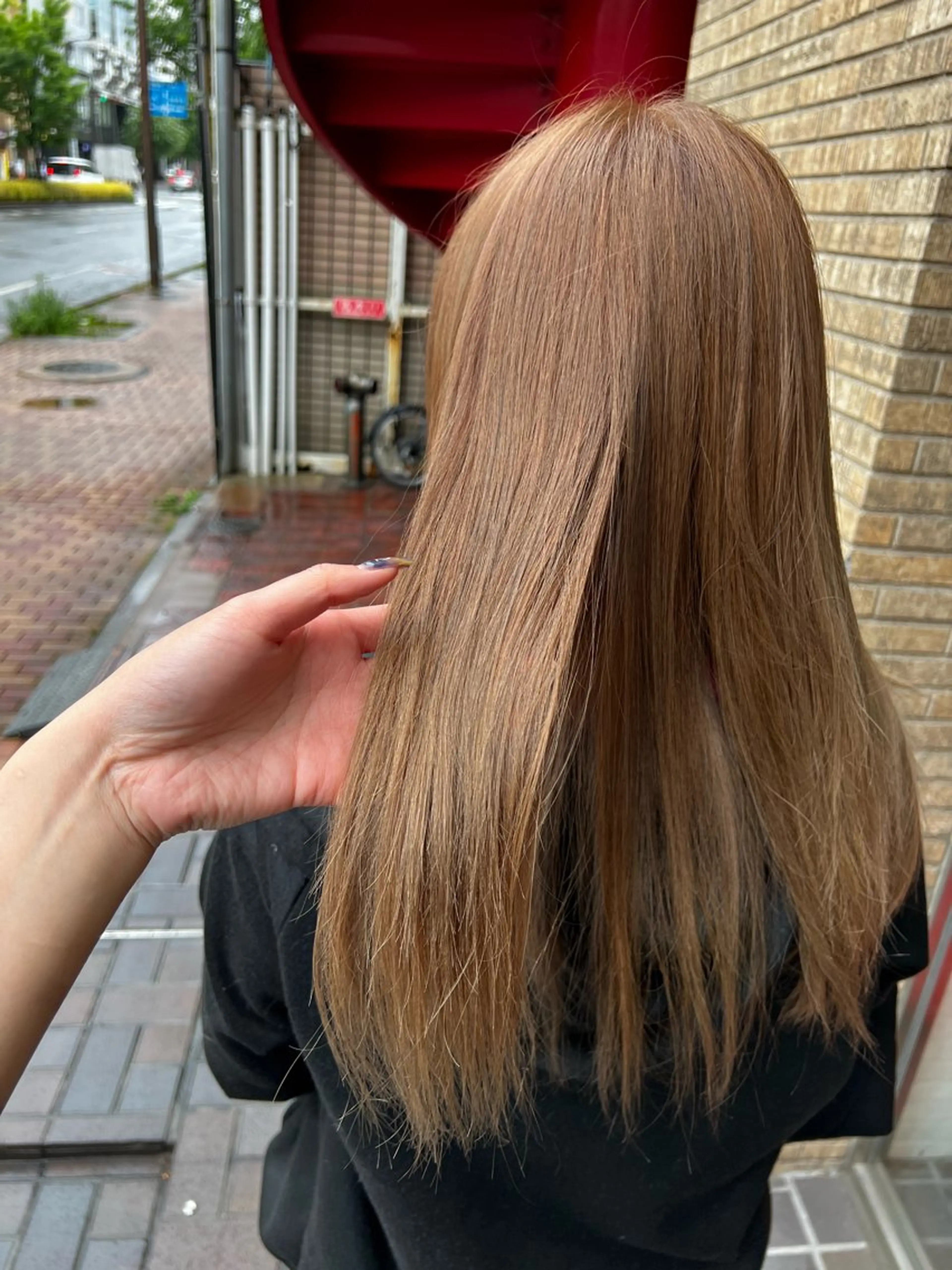 ロング カラー ふくむら ゆうかのヘアスタイル