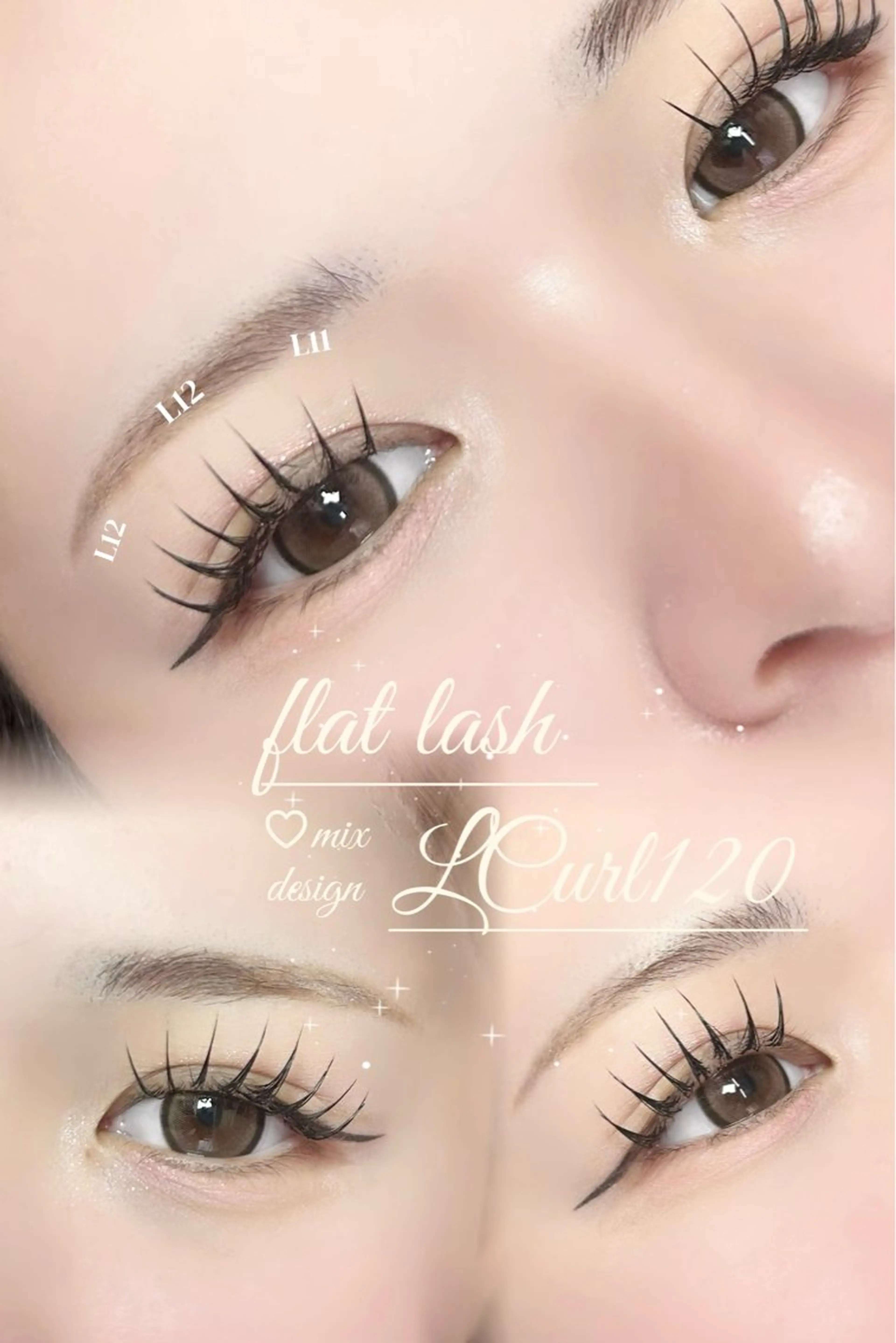 マツエク・マツパ 束感まつ毛 Lカール seek北梅田 HINA🍑✨のヘアスタイル