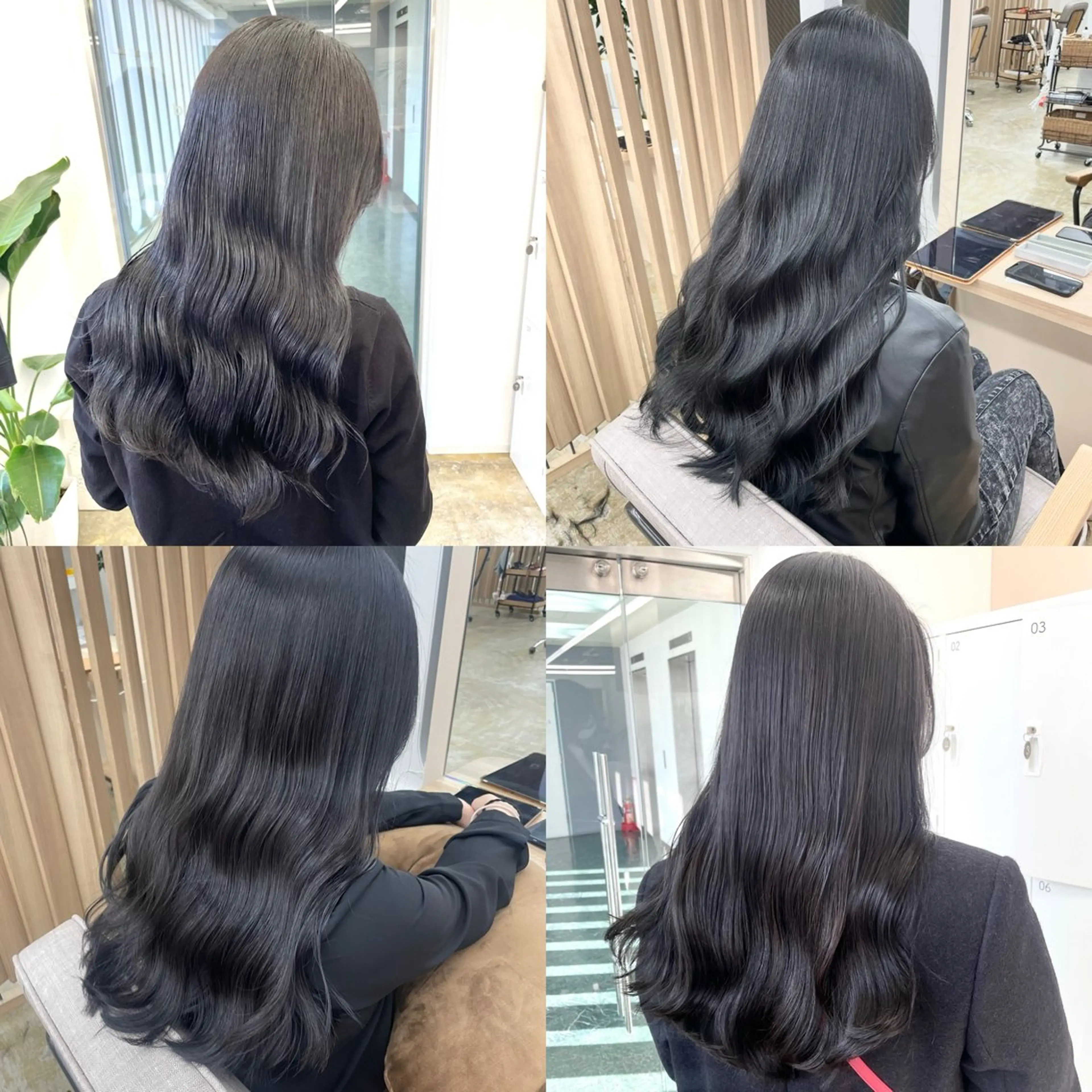 ロング カラー 肌に馴染む暗髪 梅田・増田のヘアスタイル