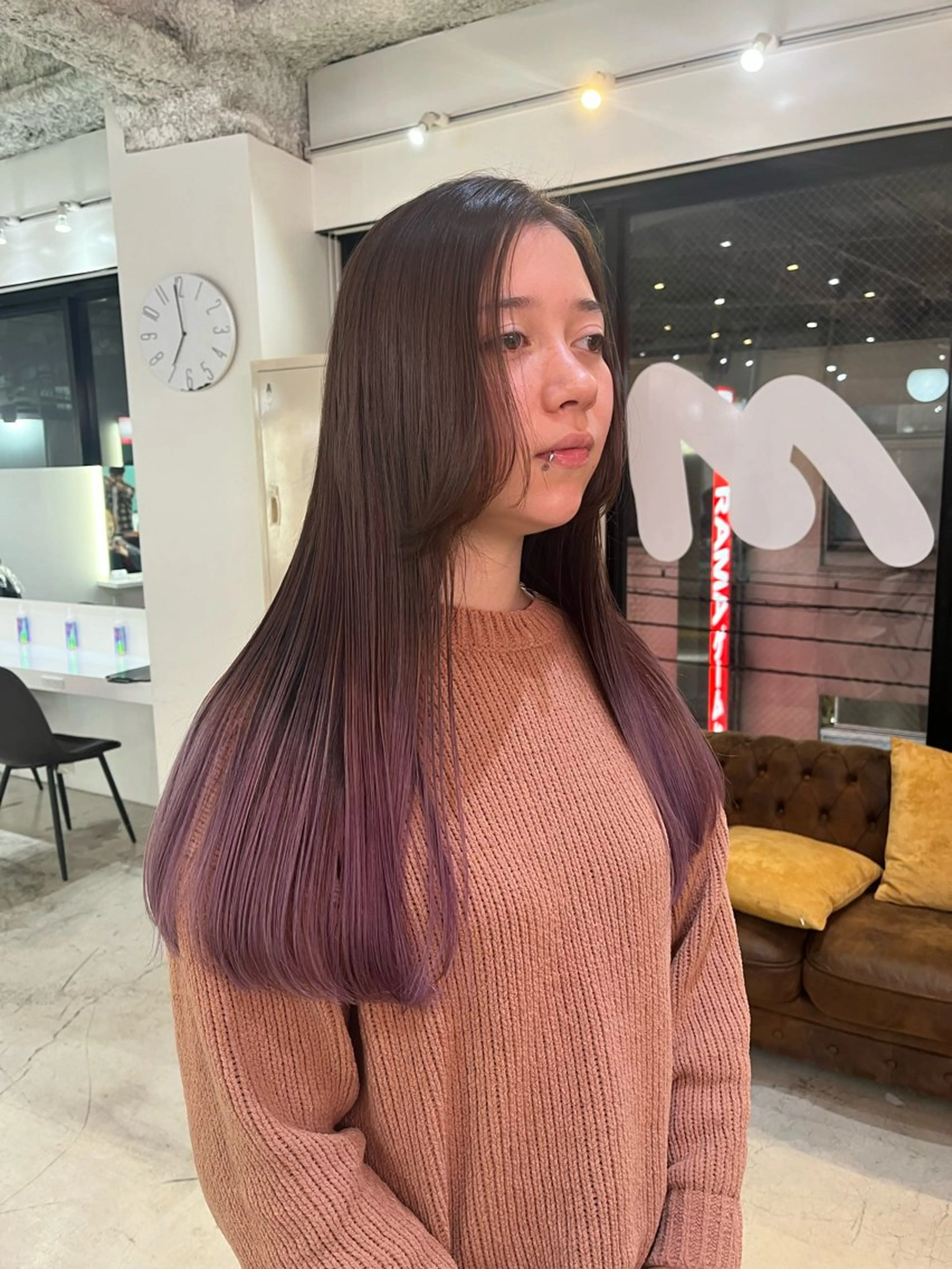 ショート カラー カット ヘアカラー トリートメント ハイトーンを育てる ブリーチカラー/牧原のヘアスタイル