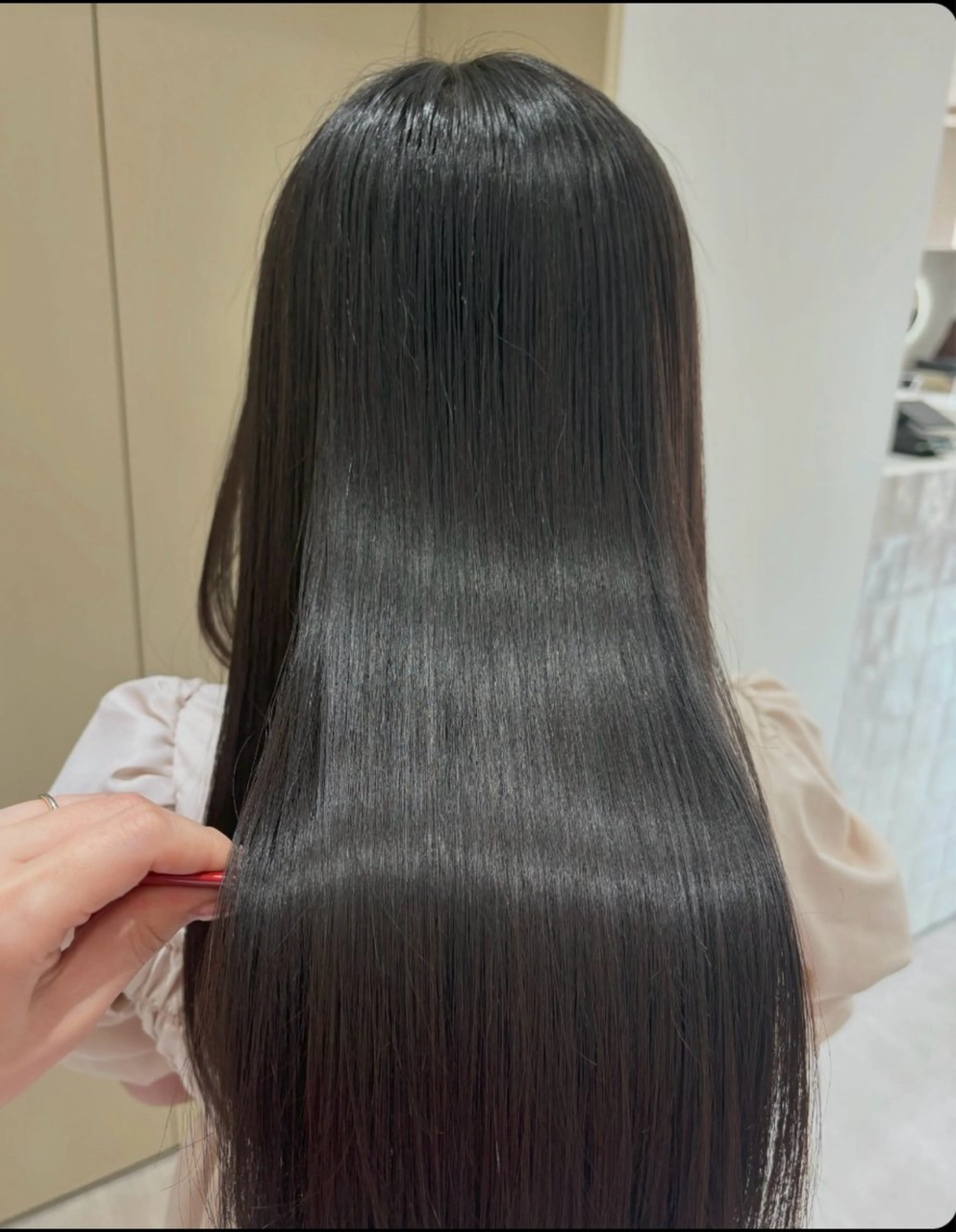 ロング カラー 髪質改善 トリートメント 🌿透明感ヘア 園田　朱梨🌿のヘアスタイル