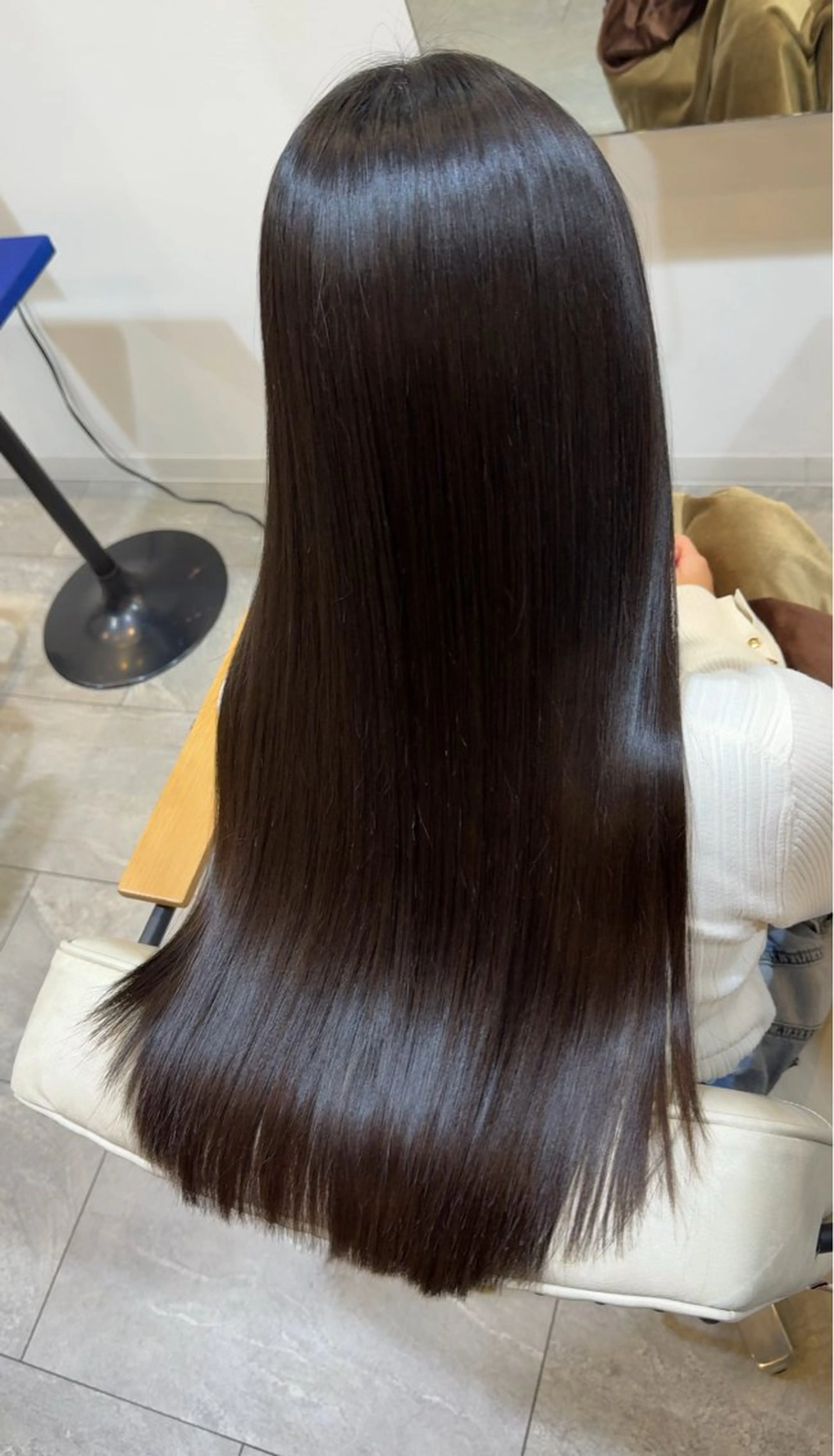 ロング 縮毛矯正 縮毛矯正 トリートメント 齋藤 里紗のヘアスタイル