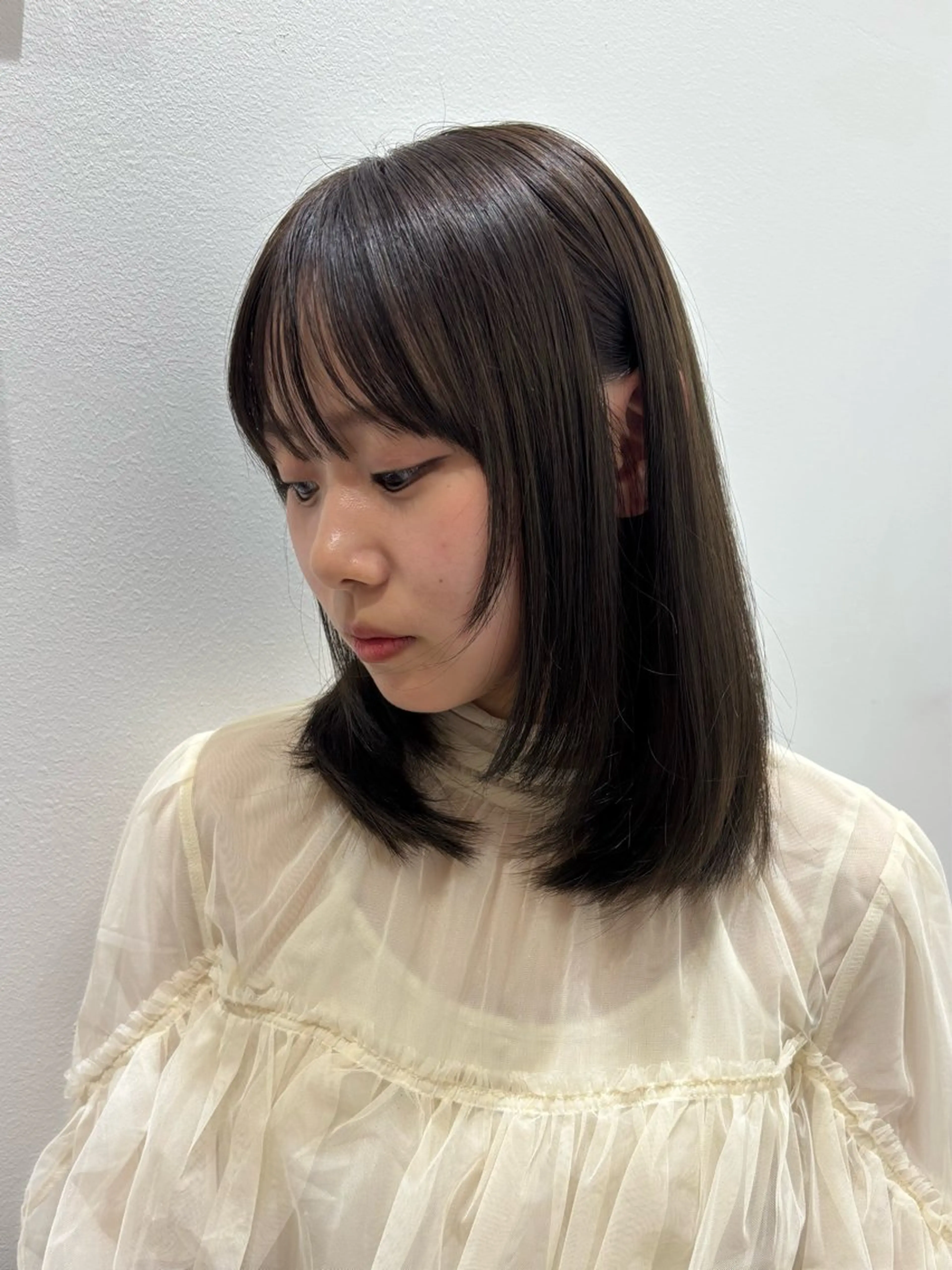 ミディアム カット 🌙Ash中目黒 坪内沙月🌙のヘアスタイル