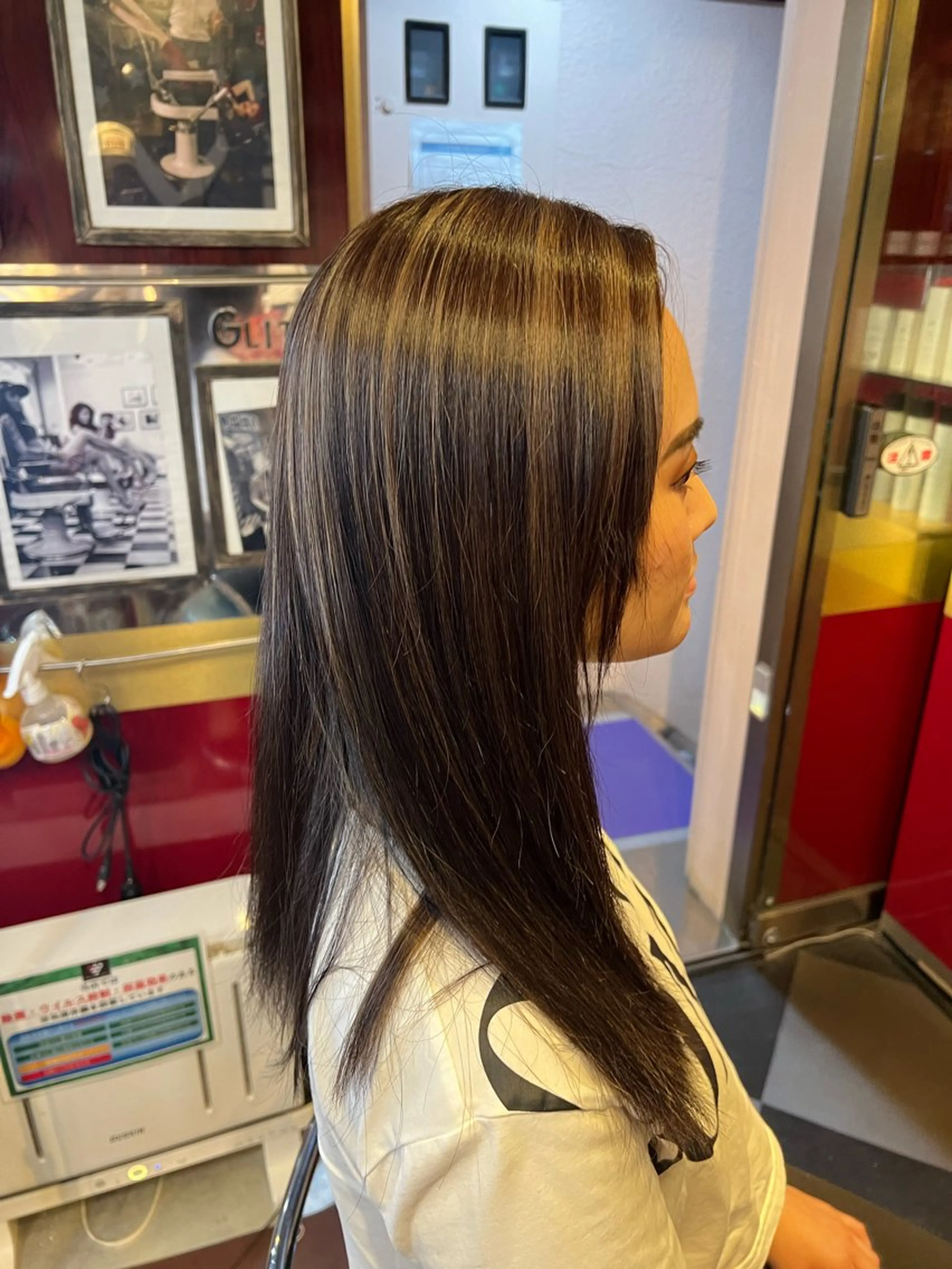 ロング カラー ヘアカラー 横浜ロングミディアム レイヤー/ 平林侑馬のヘアスタイル