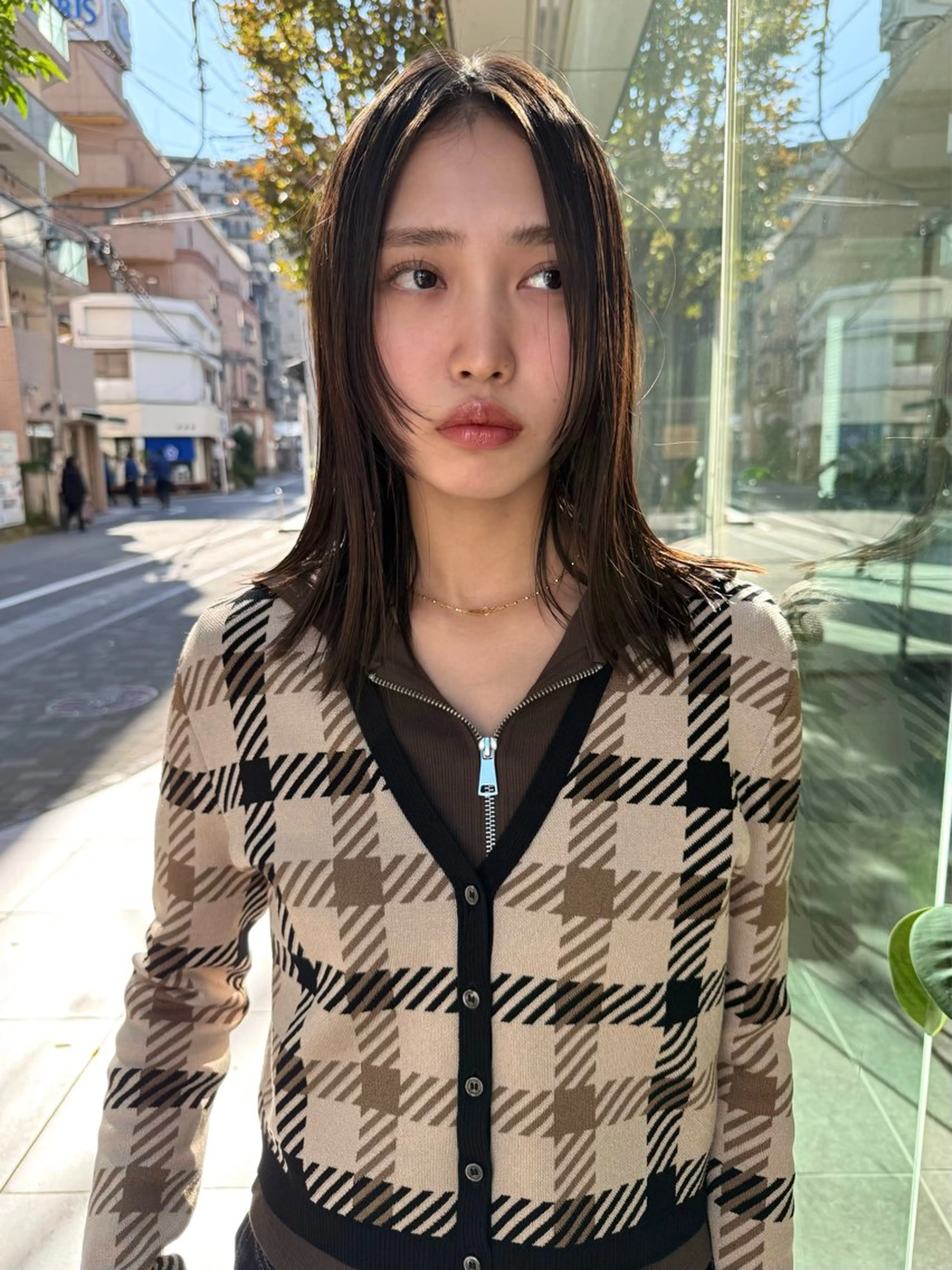 ミディアム カット トリートメント レイヤー/ボブ/ パーマ/Rikuのヘアスタイル