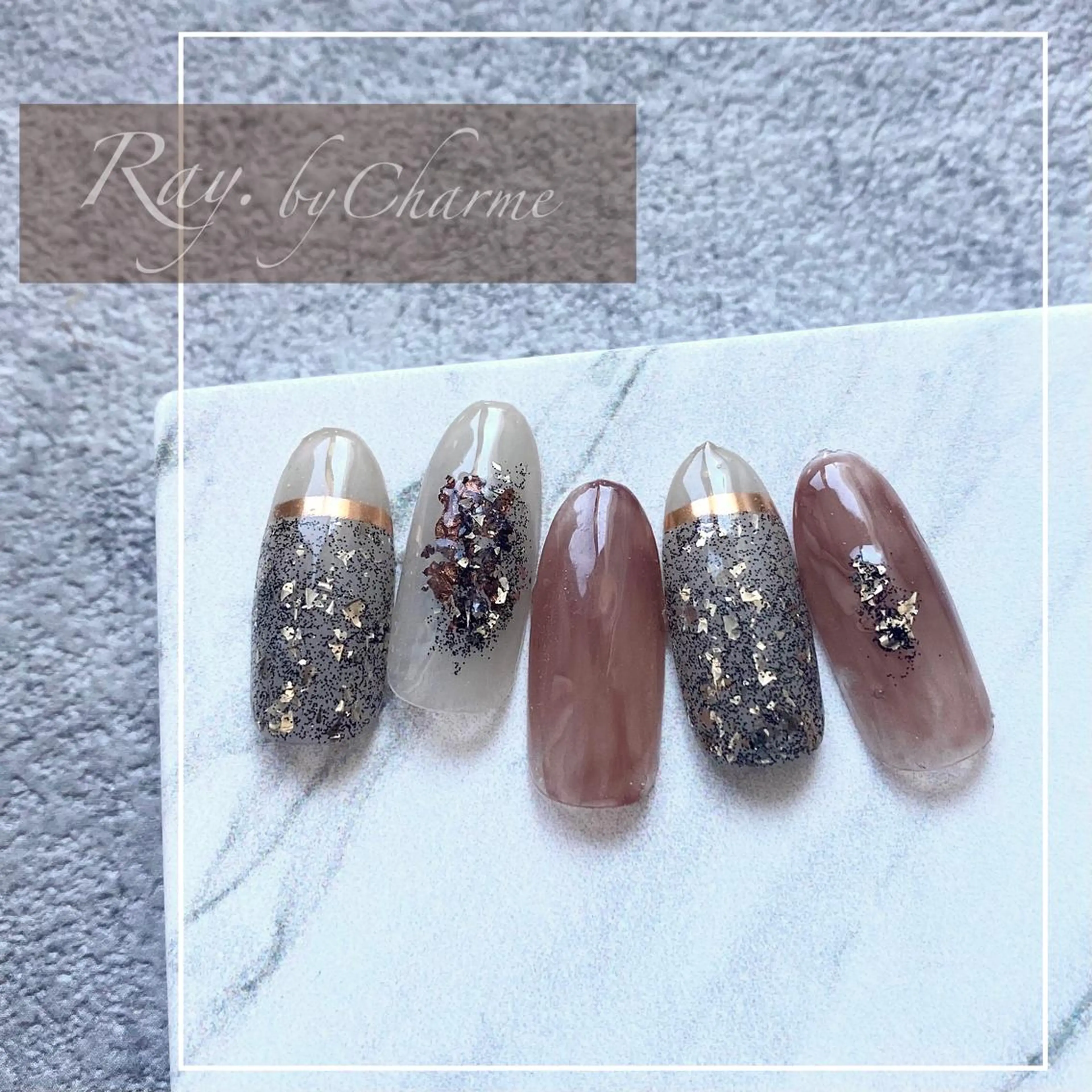 ネイル Ray. /綺麗目ニュアンスのネイルデザイン